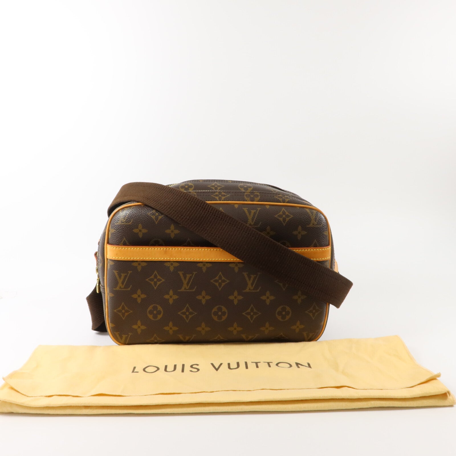 LOUIS VUITTON Monogram Reporter PM肩背袋