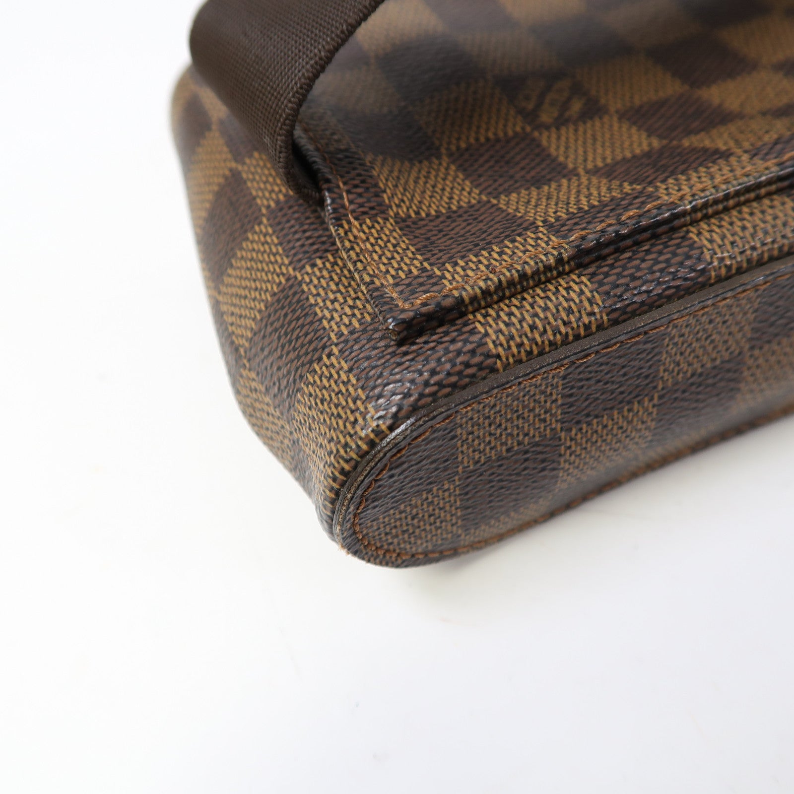LOUIS VUITTON 【激減優惠】Damier Ebene Geronimos金扣腰包啡色