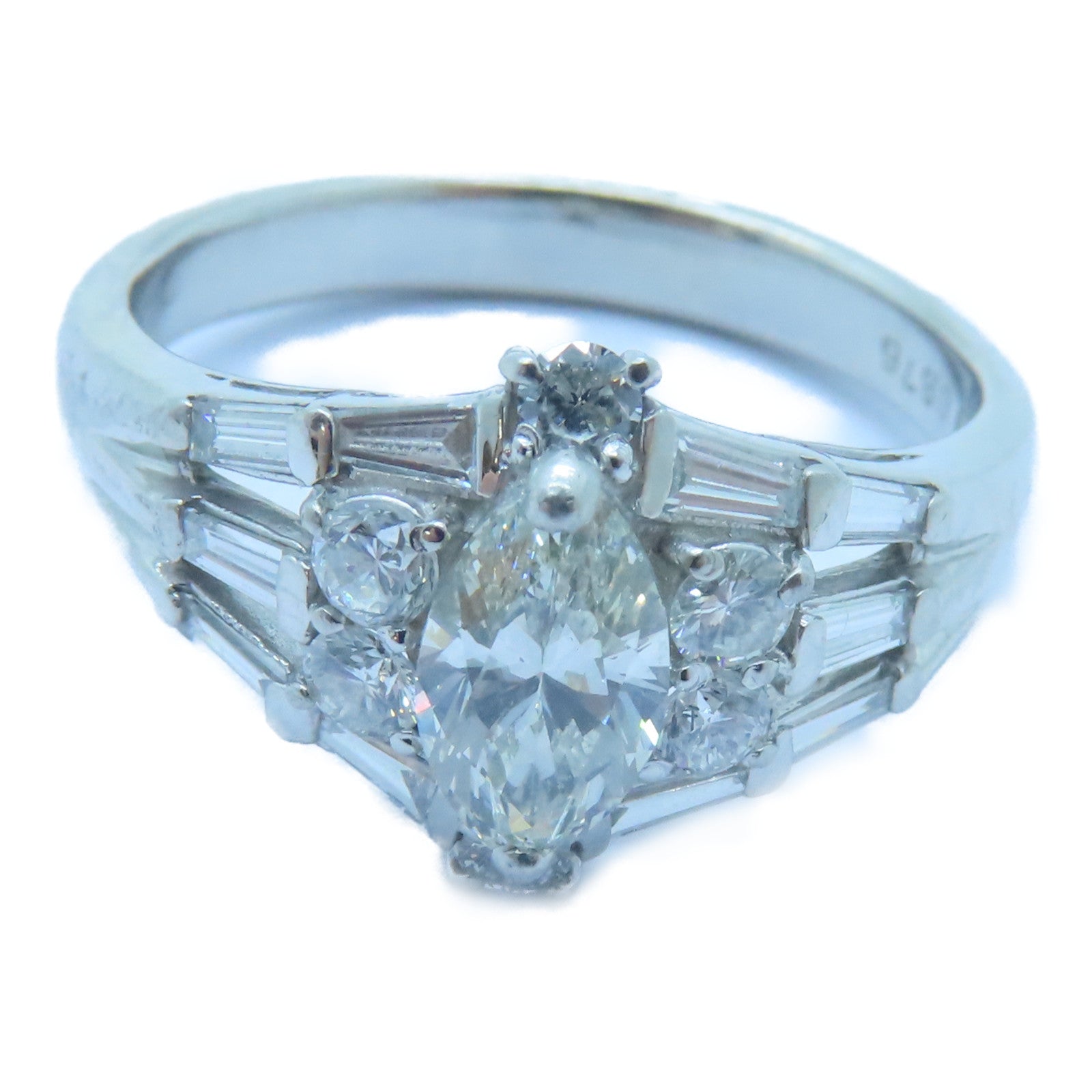 JEWELRY 【激減優惠】PT900鉑金Diamond Ring 0.876ct/0.88ct鑽石戒指US#9.25