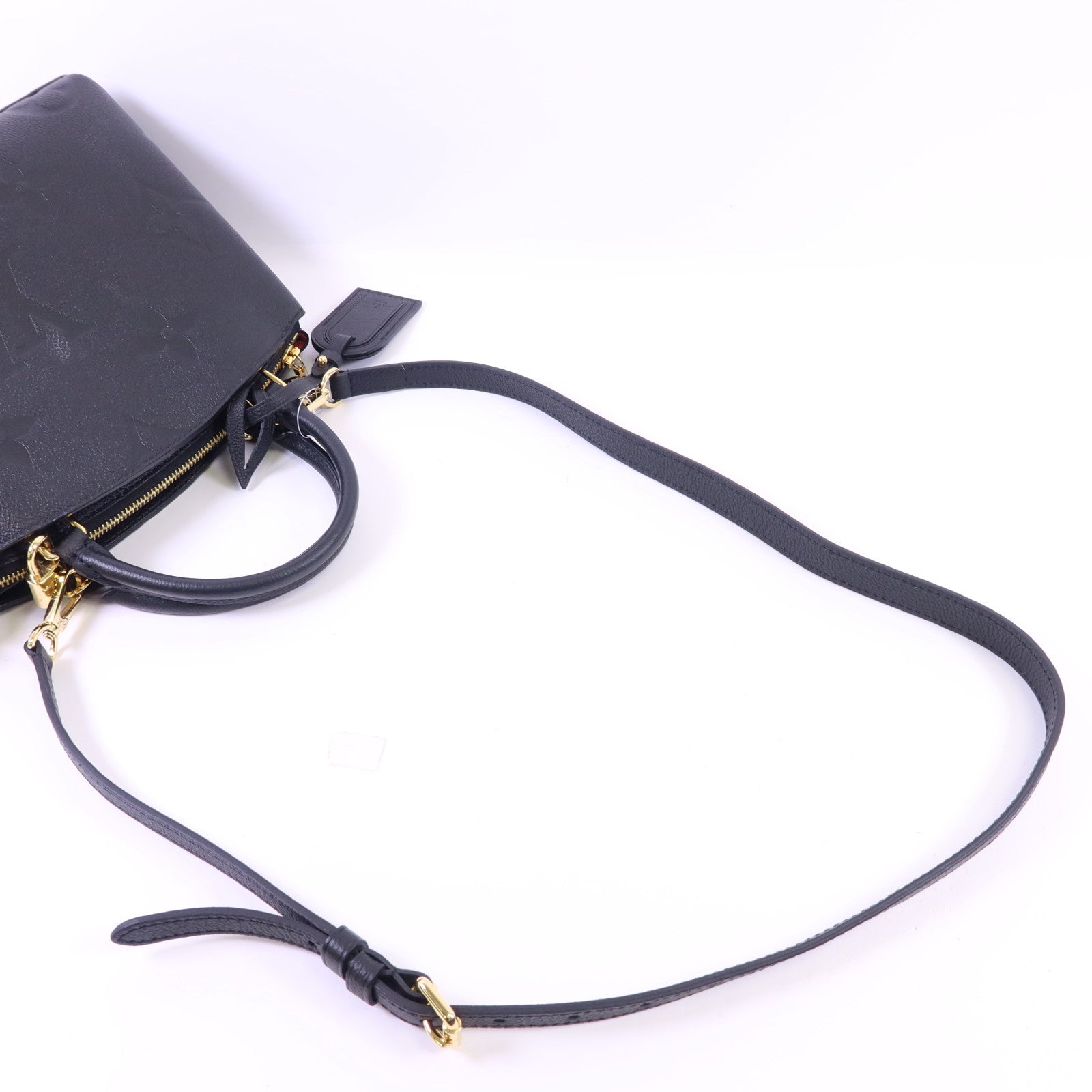 LOUIS VUITTON Monogram Empreinte Petit Palais金扣手挽肩背兩用袋