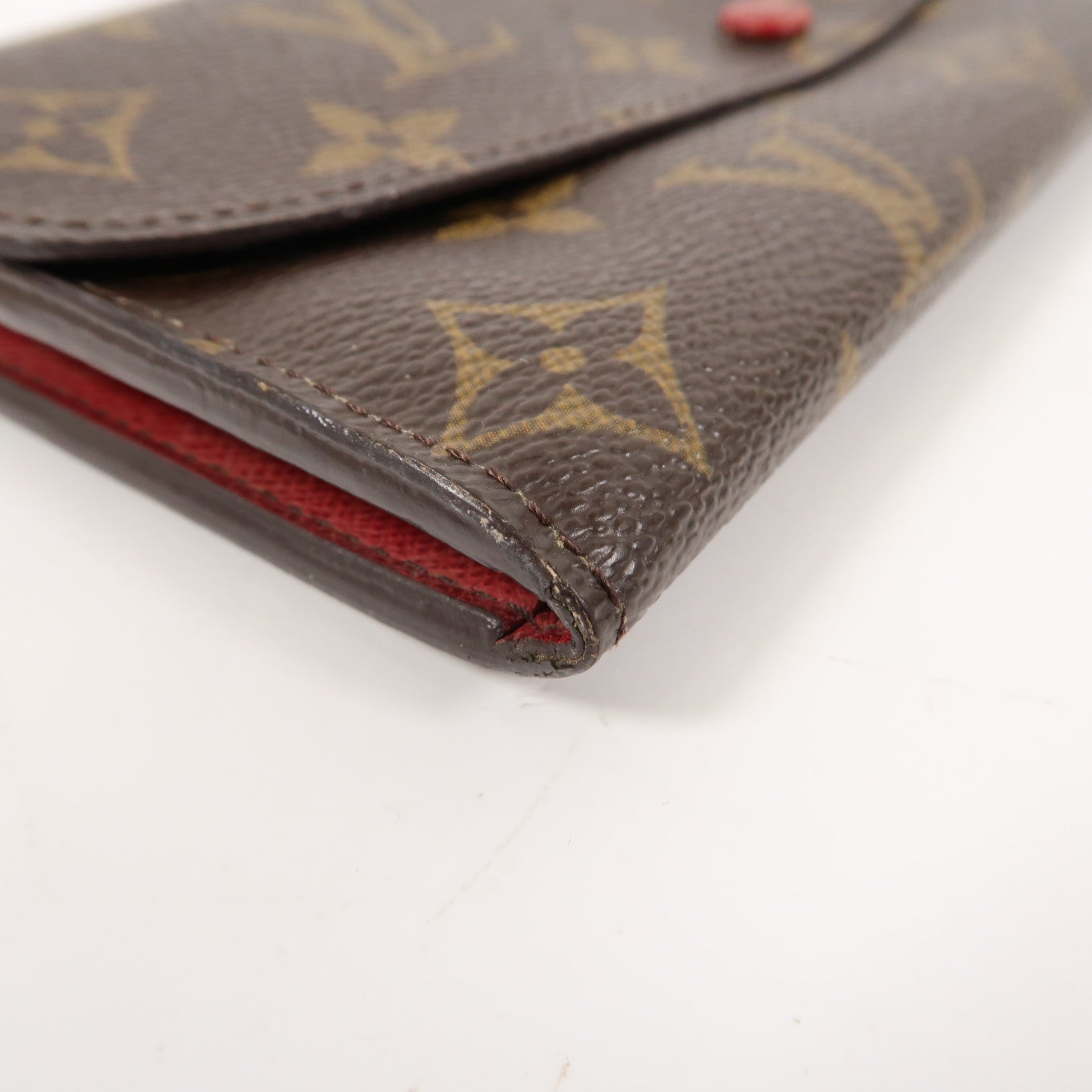 LOUIS VUITTON 【激減優惠】Monogram Emilie Wallet金扣長錢包啡色