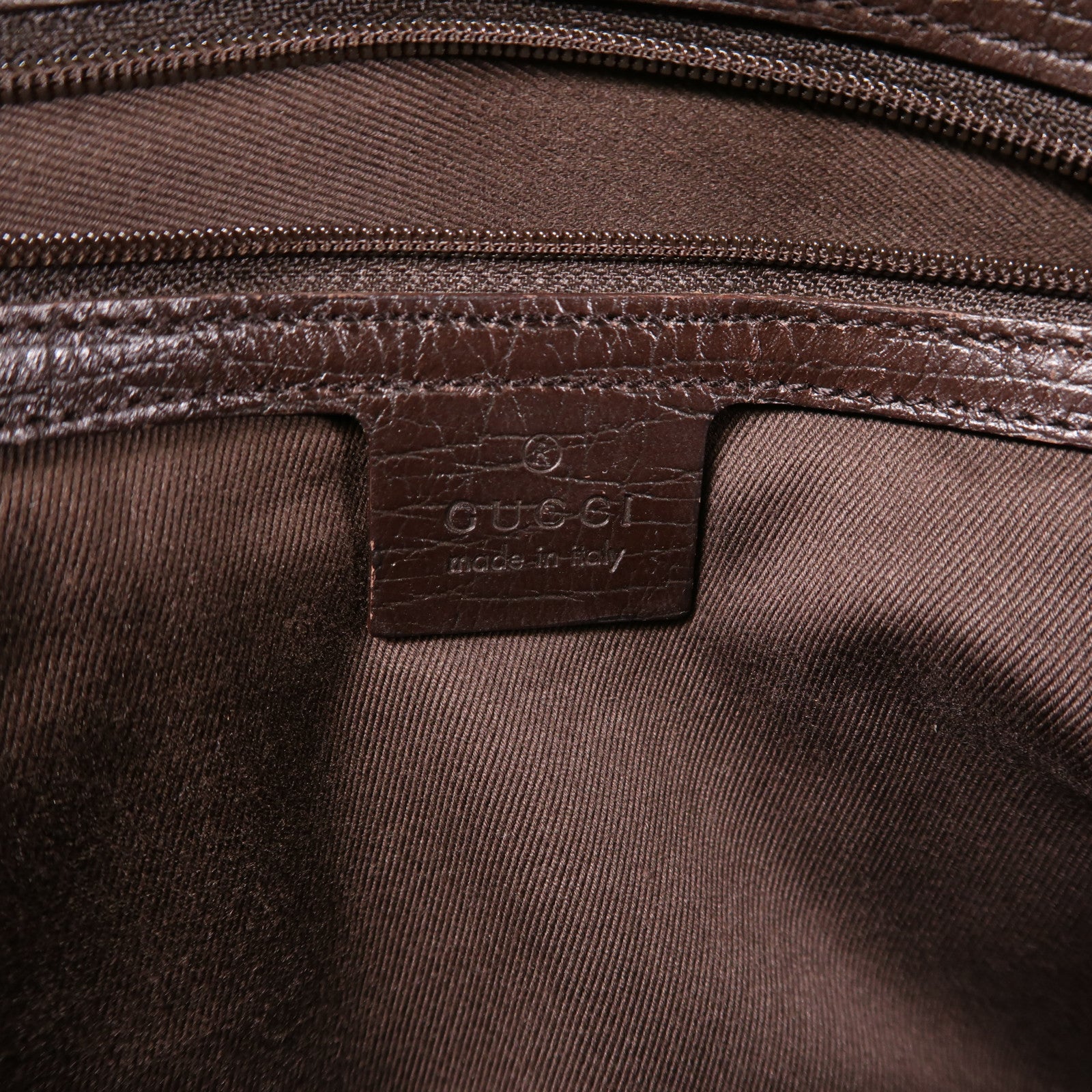 GUCCI 帆布/皮革Hand Bag金扣手挽袋