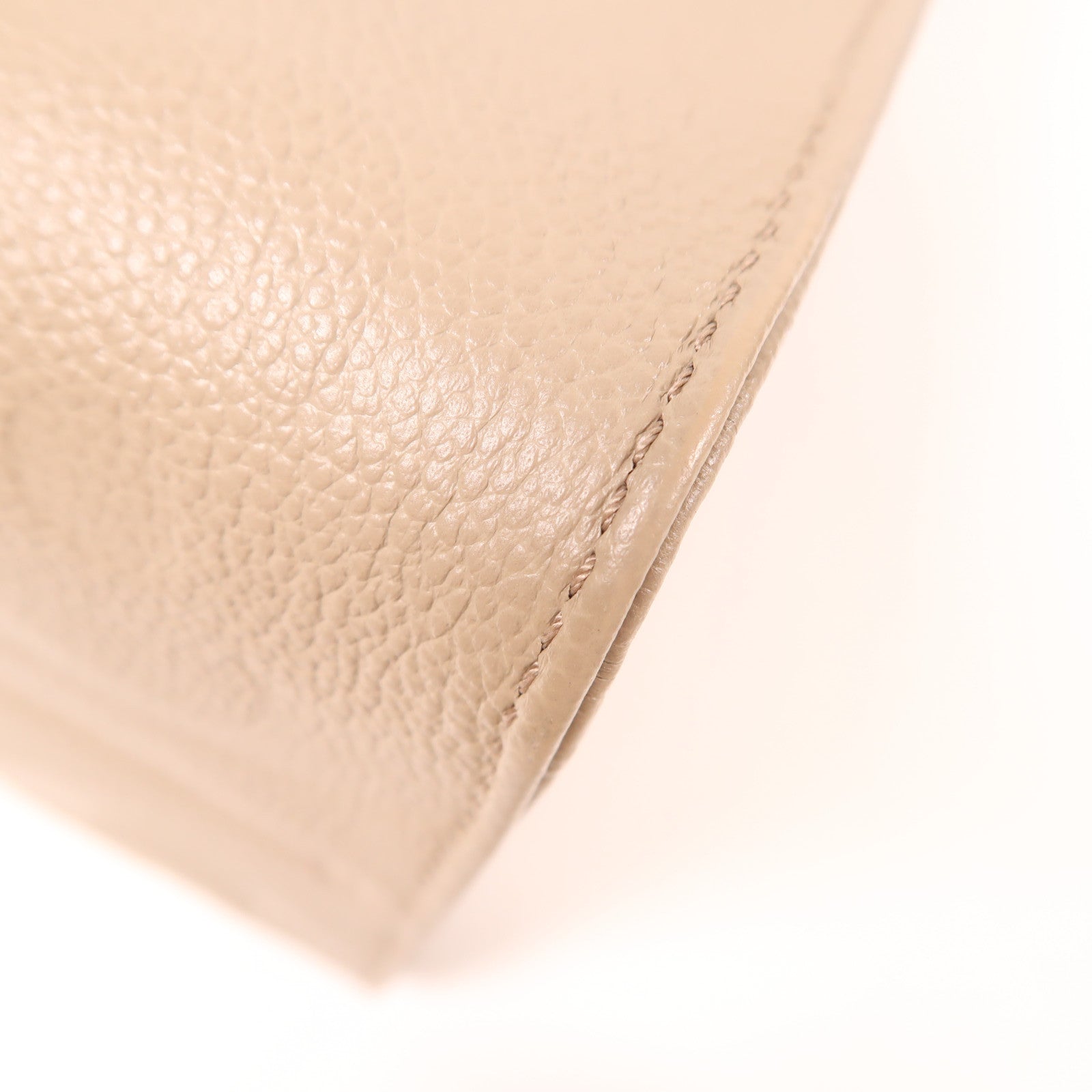 LOUIS VUITTON Monogram Empreinte OnTheGo MM金扣手挽肩背兩用袋米色