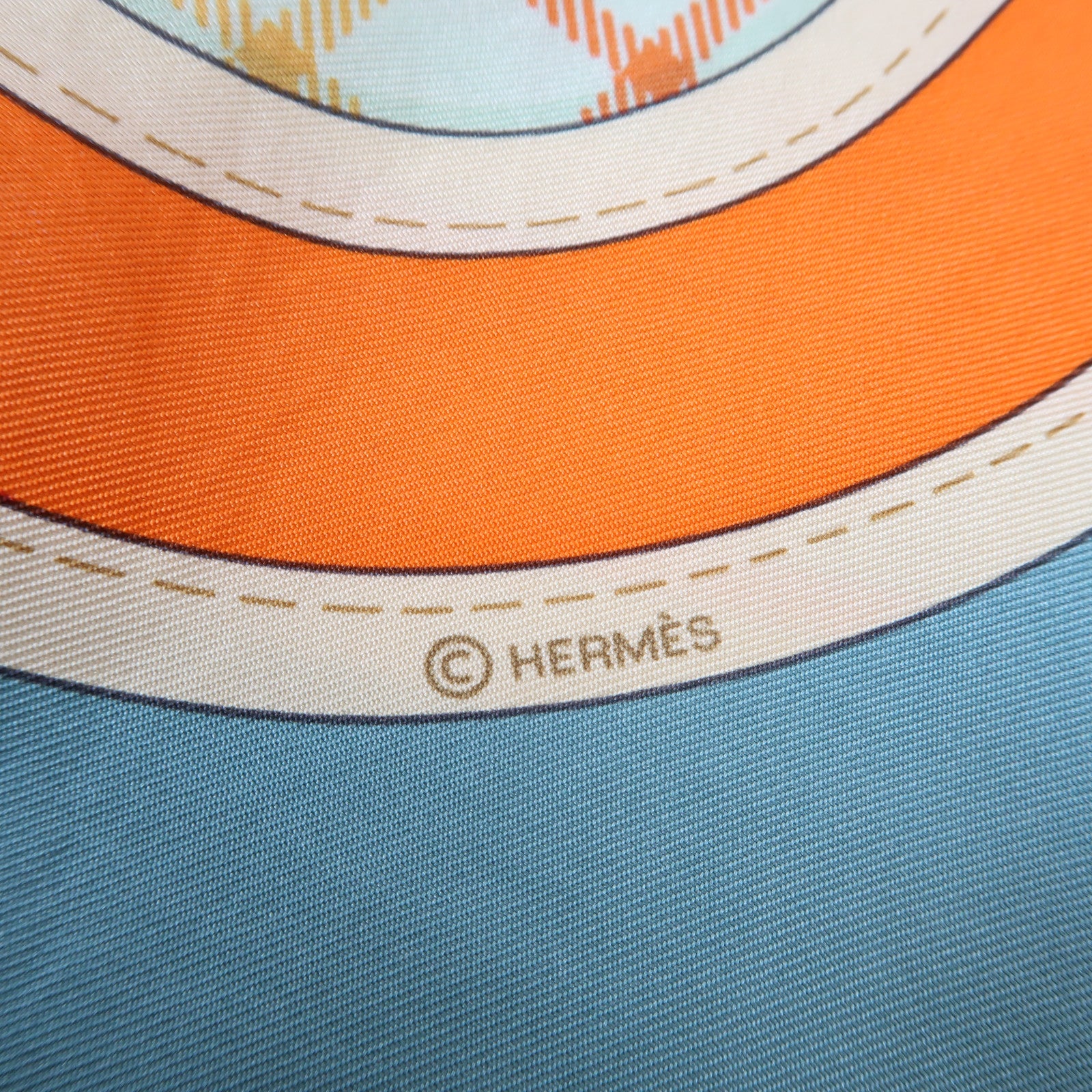 HERMES 絲質Scarf絲巾彩色