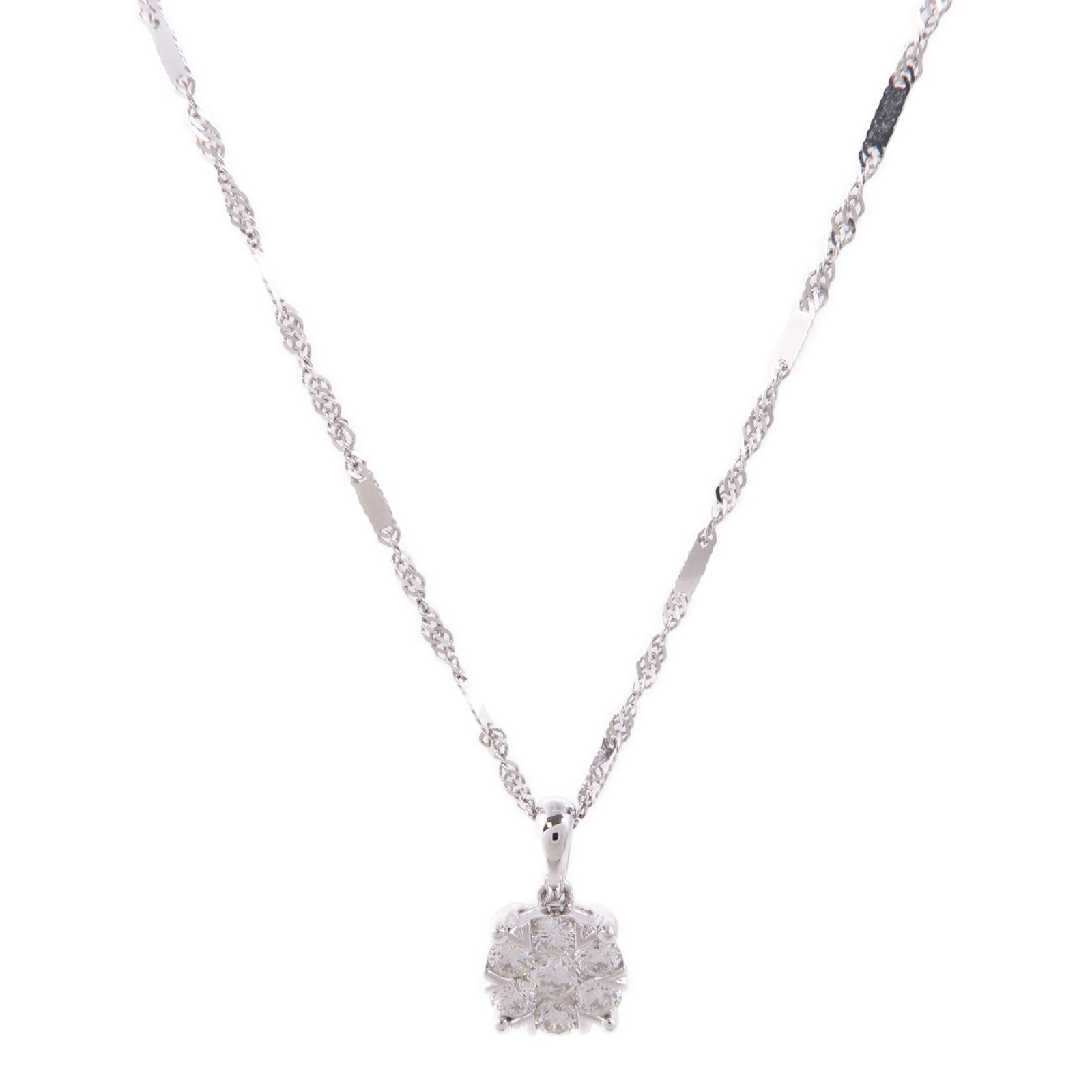 JEWELRY 【激減優惠】18K白金Diamond Necklace鑽石項鍊