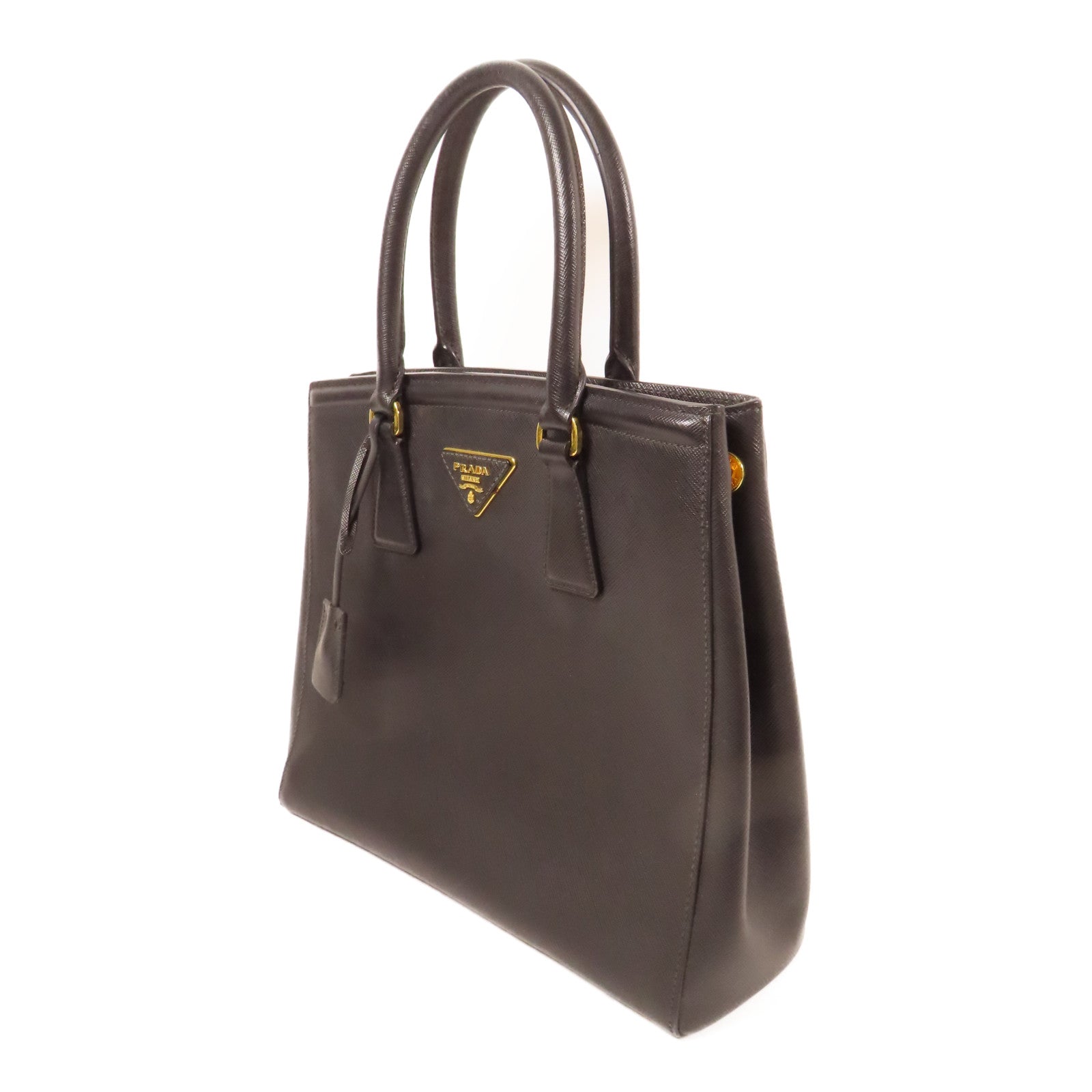 PRADA 【激減優惠】牛皮皮革2 Way Shoulder金扣手挽肩背兩用袋