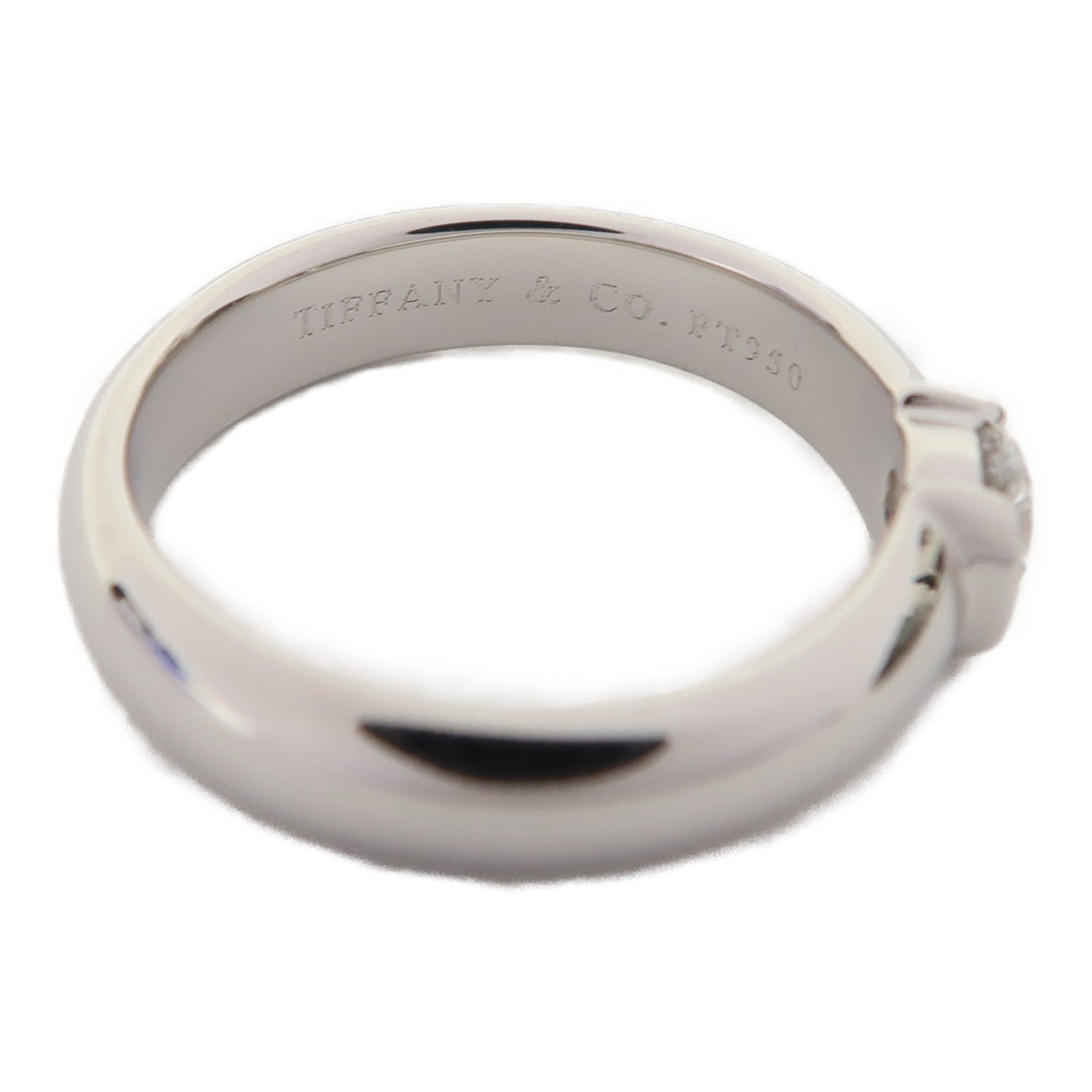 TIFFANY＆CO 【激減優惠】Pt950鉑金Diamond Ring0.29ct鑽石戒指US#4.75