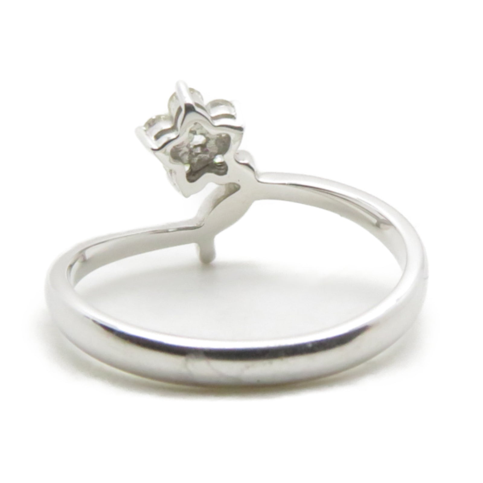 JEWELRY 【激減優惠】18K白金Ring 0.15ct鑽石戒指US#5.9