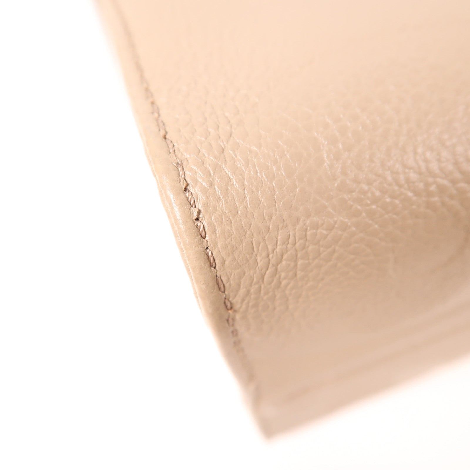 LOUIS VUITTON Monogram Empreinte OnTheGo MM金扣手挽肩背兩用袋米色
