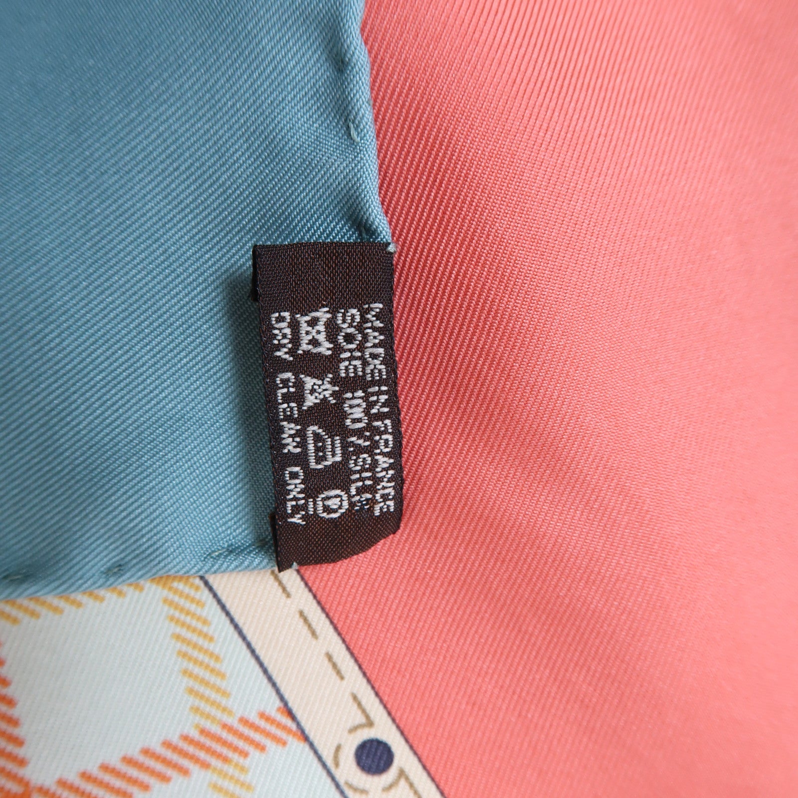 HERMES 絲質Scarf絲巾彩色
