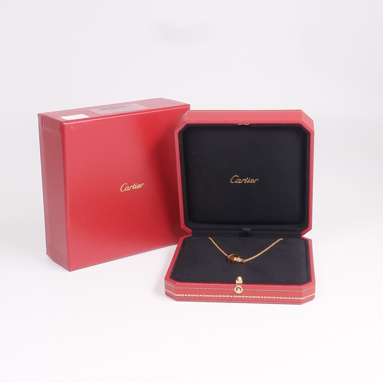 CARTIER 18K玫瑰金Love Necklace項鍊
