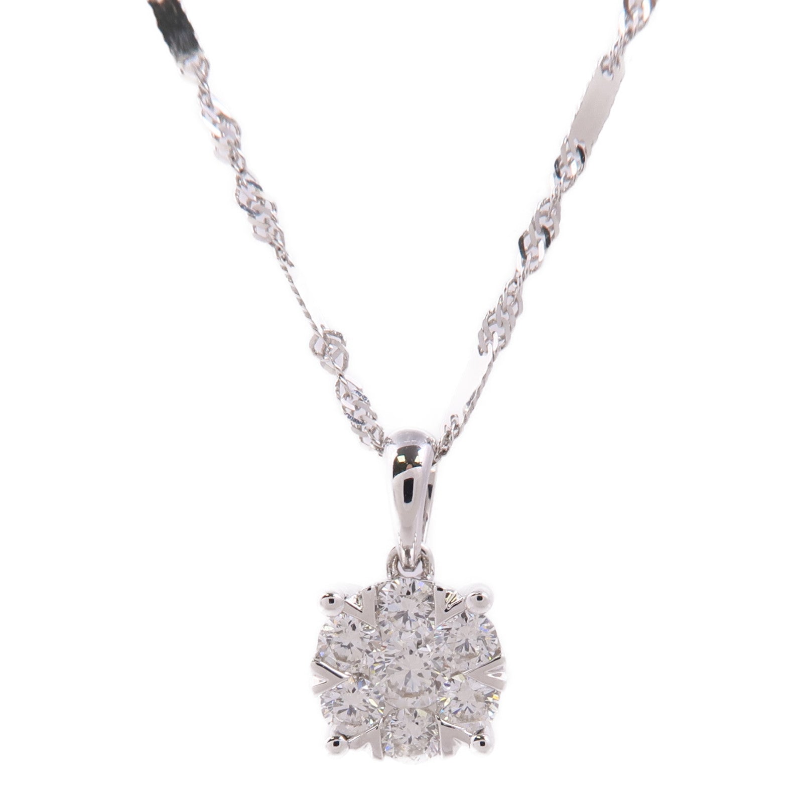 JEWELRY 【激減優惠】18K白金Diamond Necklace鑽石項鍊