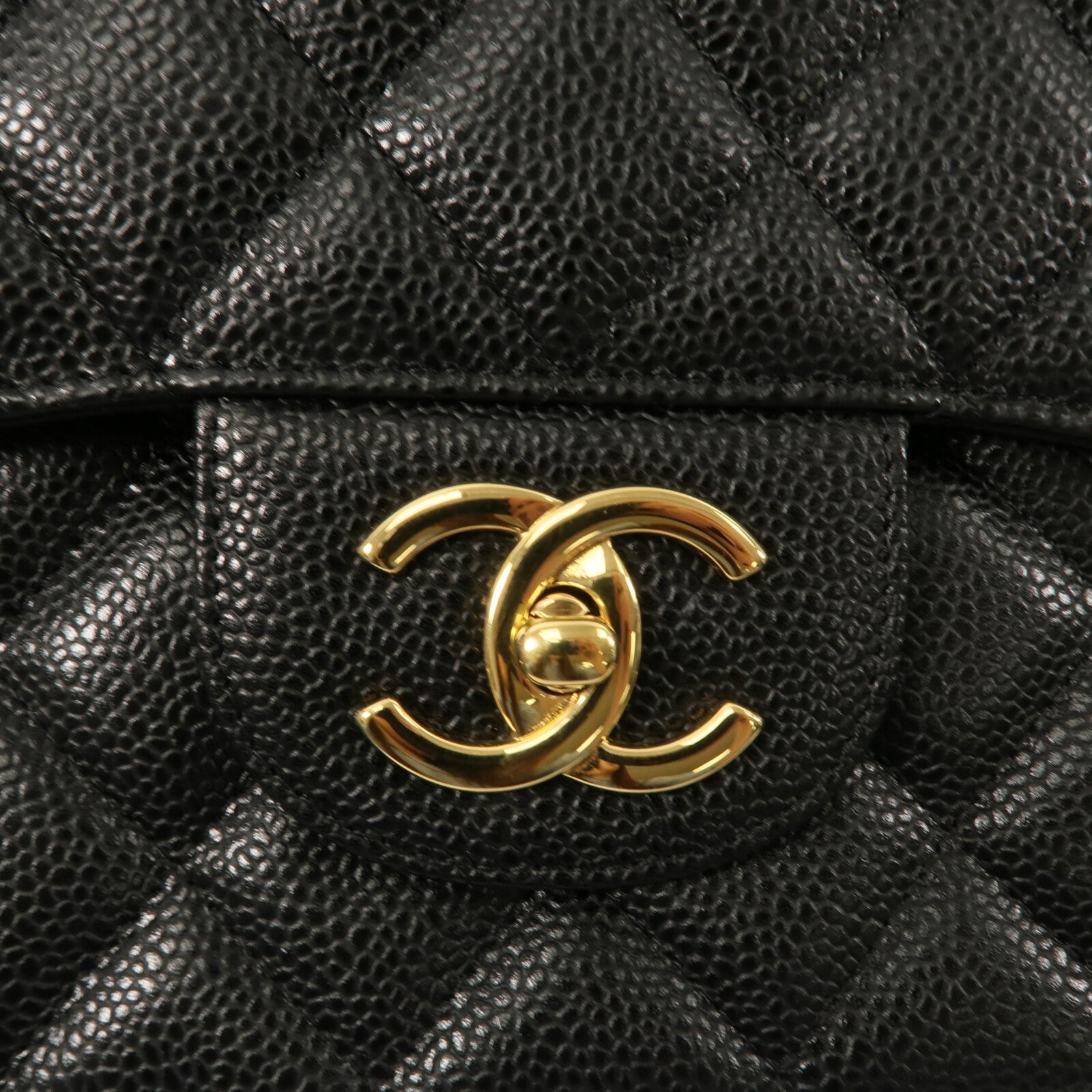 CHANEL 牛皮皮革Maxi Classic鏈帶肩背袋