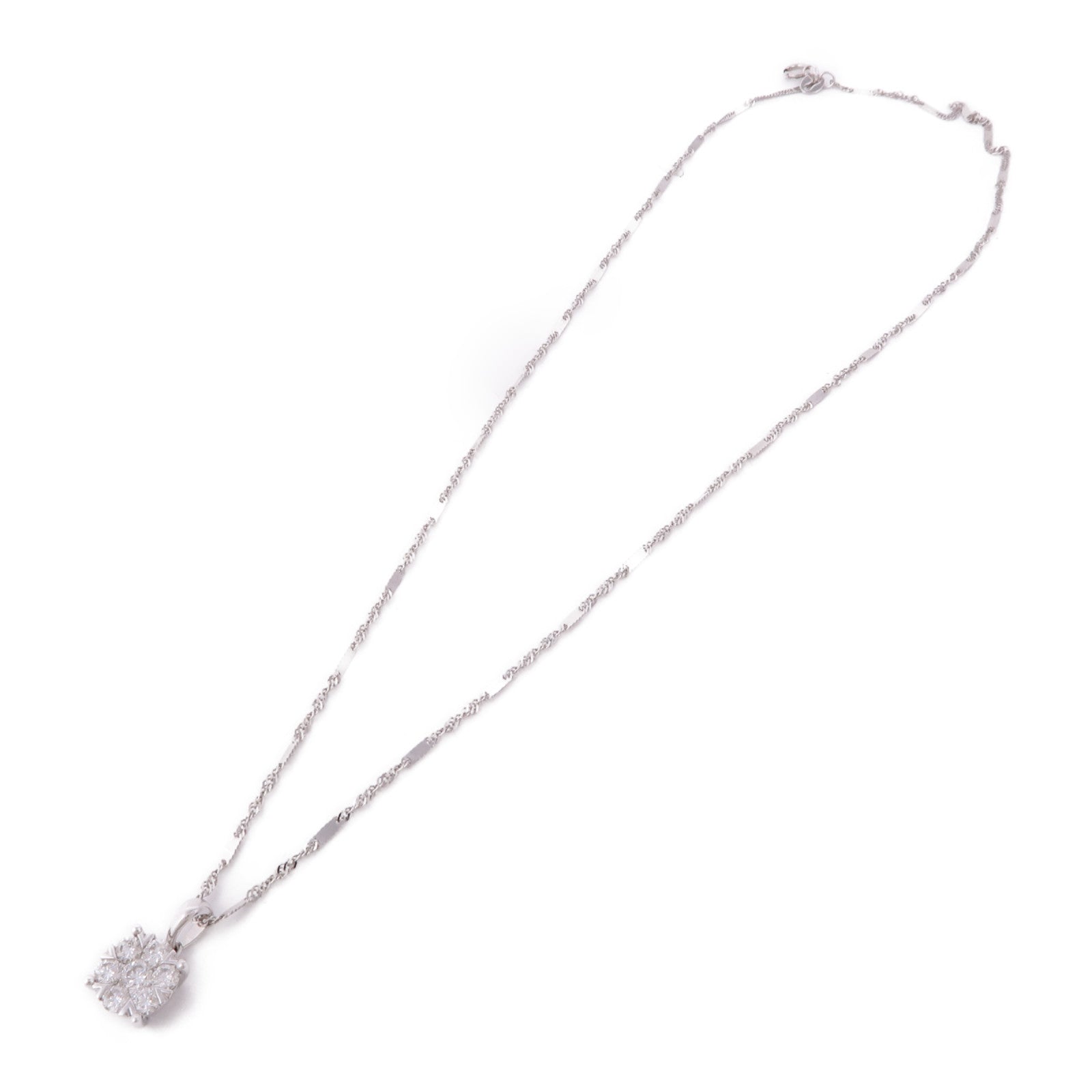 JEWELRY 【激減優惠】18K白金Diamond Necklace鑽石項鍊
