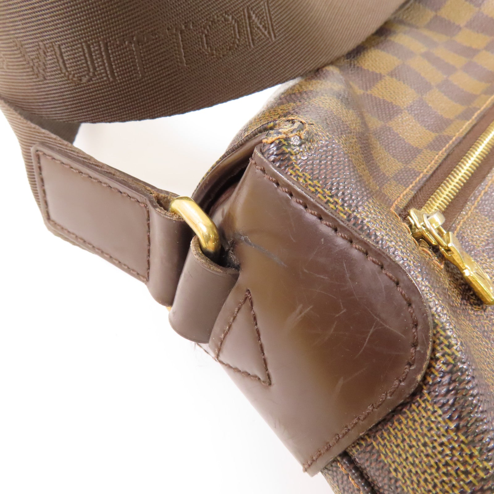 LOUIS VUITTON 【激減優惠】Damier Spencer Bag金扣肩背袋/斜挎包