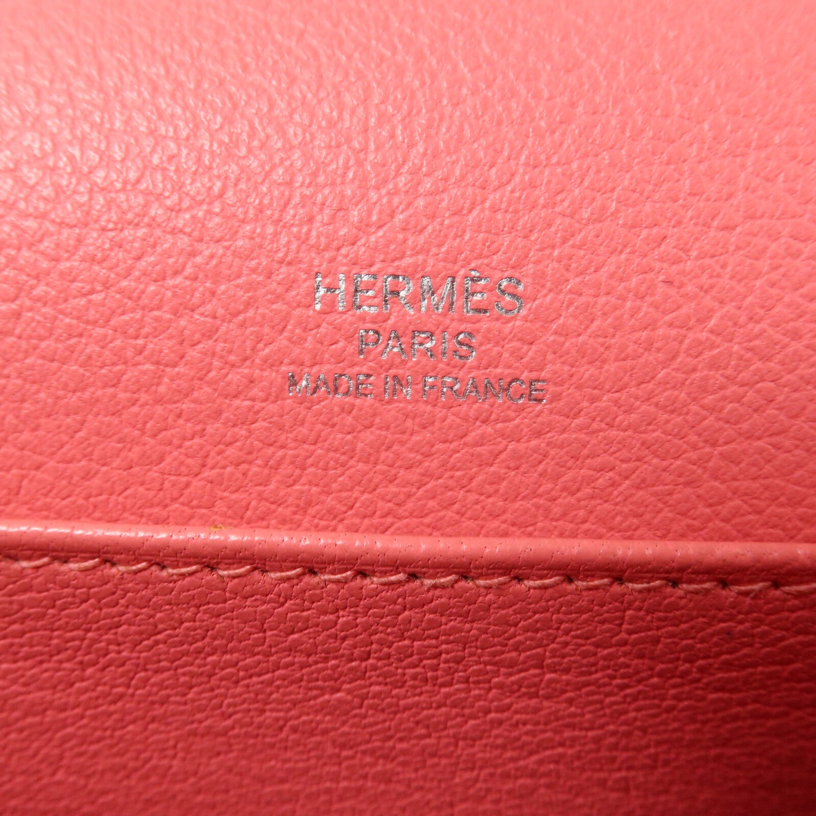HERMES Evercolor皮革Roulis Mini肩背袋Rose Azalee