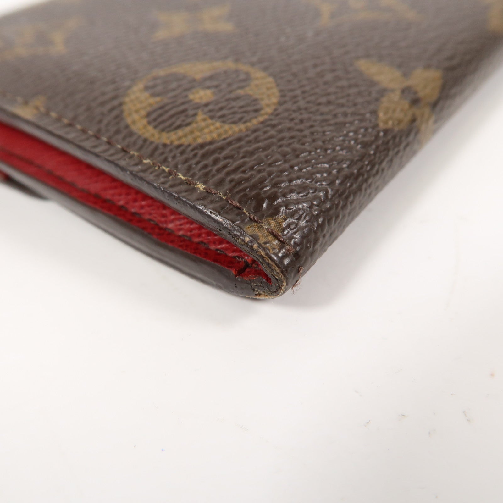 LOUIS VUITTON 【激減優惠】Monogram Emilie Wallet金扣長錢包啡色