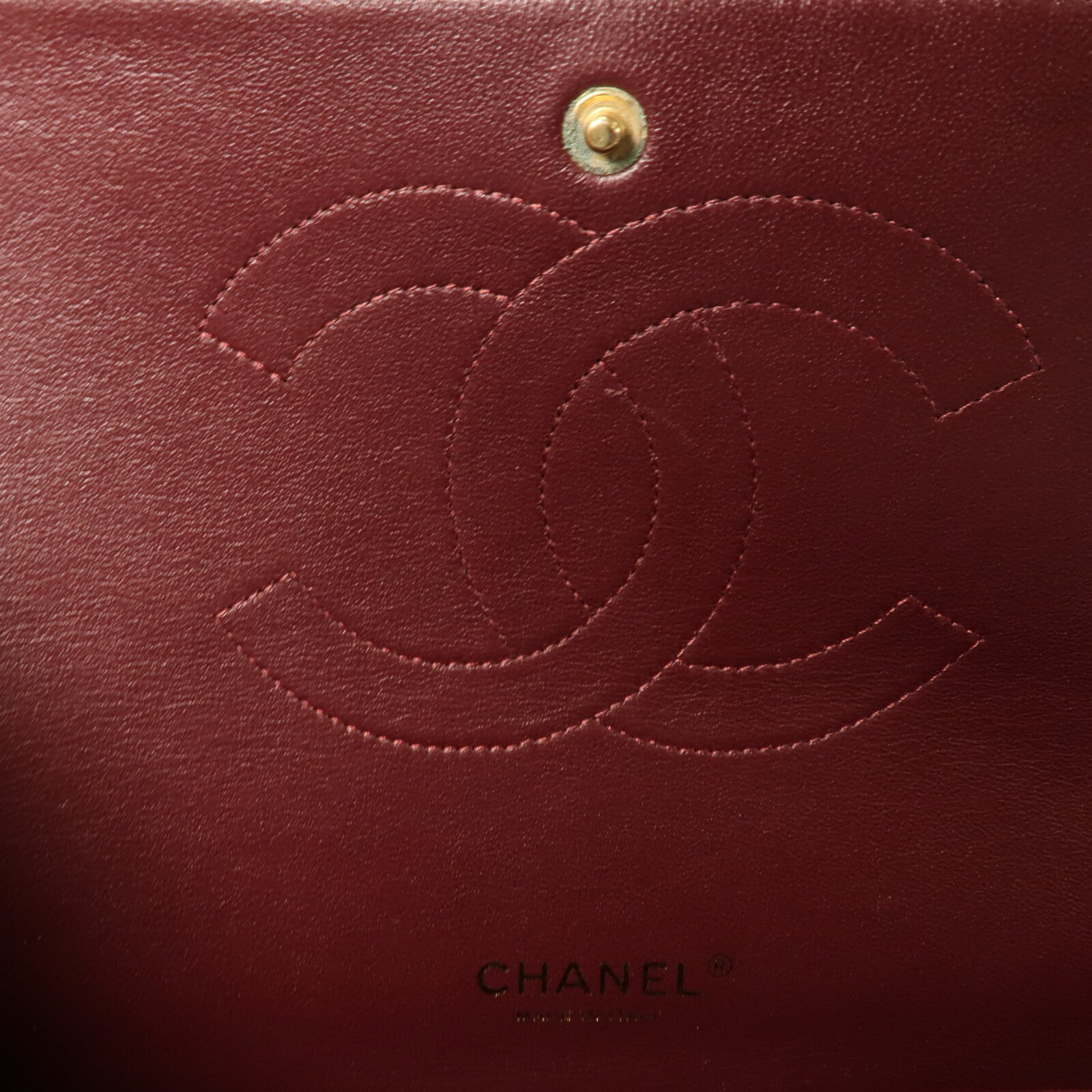 CHANEL 牛皮皮革Maxi Classic鏈帶肩背袋