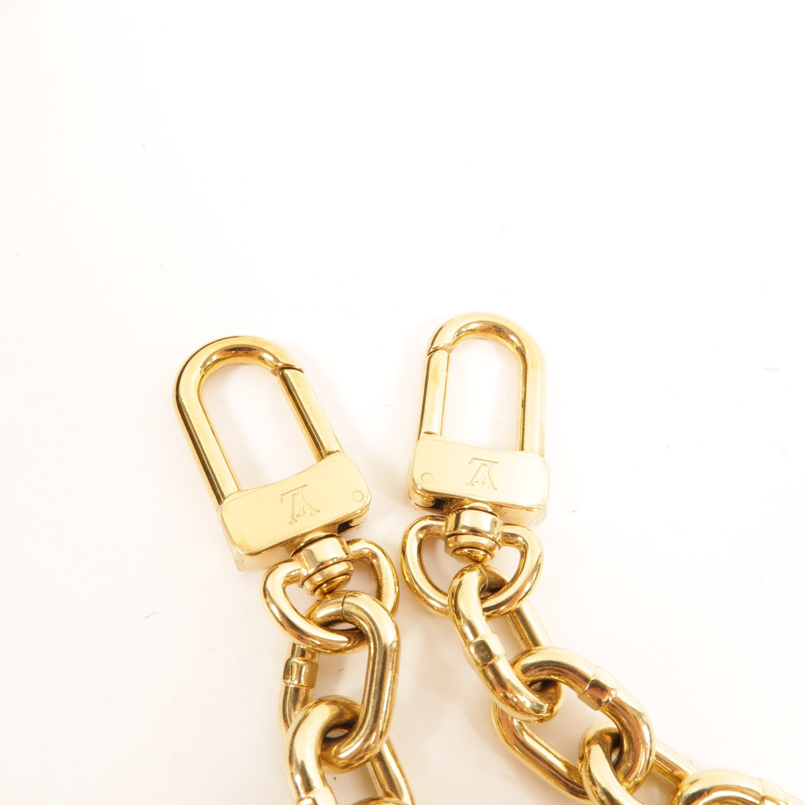 LOUIS VUITTON Monogram Reverse Trunk Clutch金扣肩背袋棕色