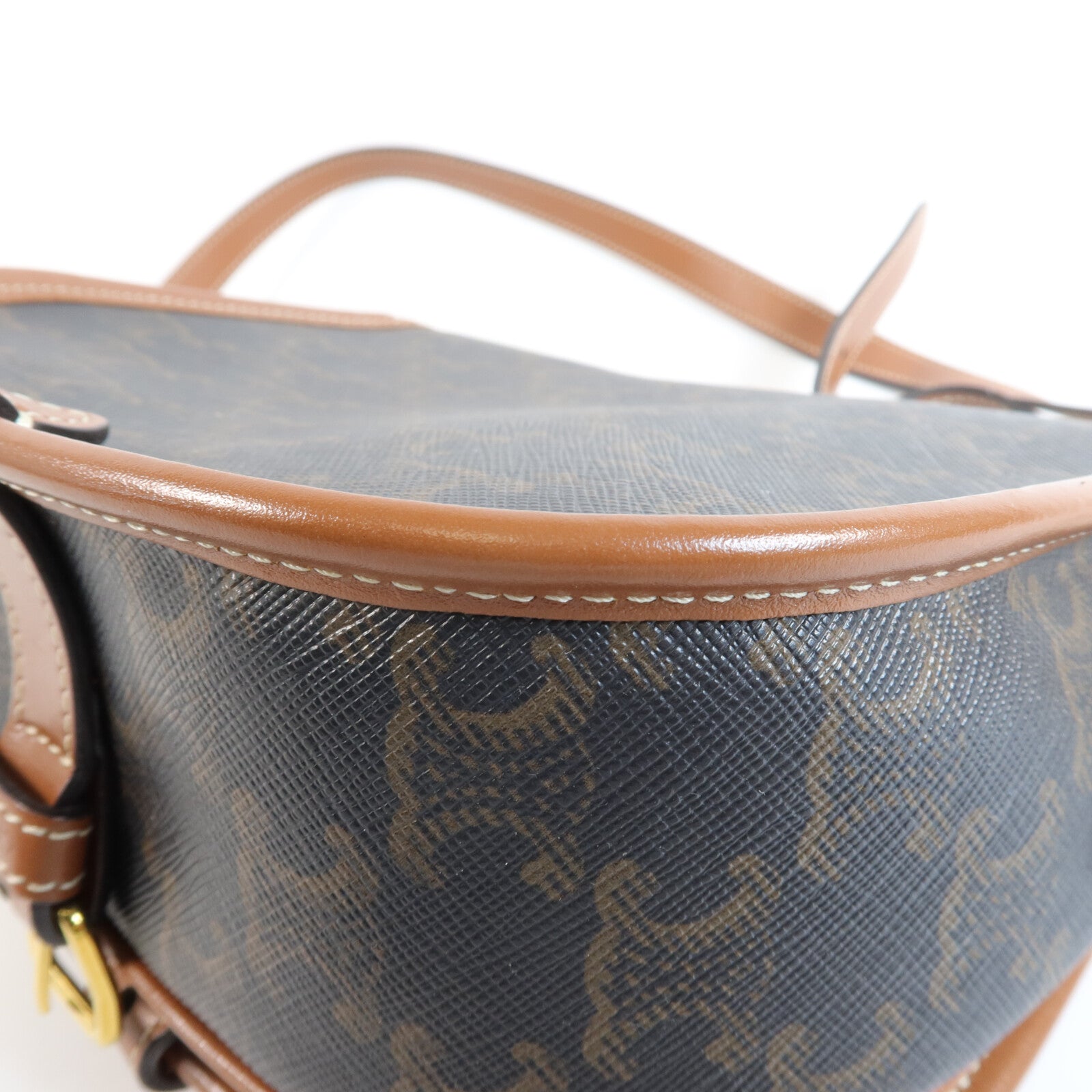 CELINE 塗層帆布Folco Medium肩背袋