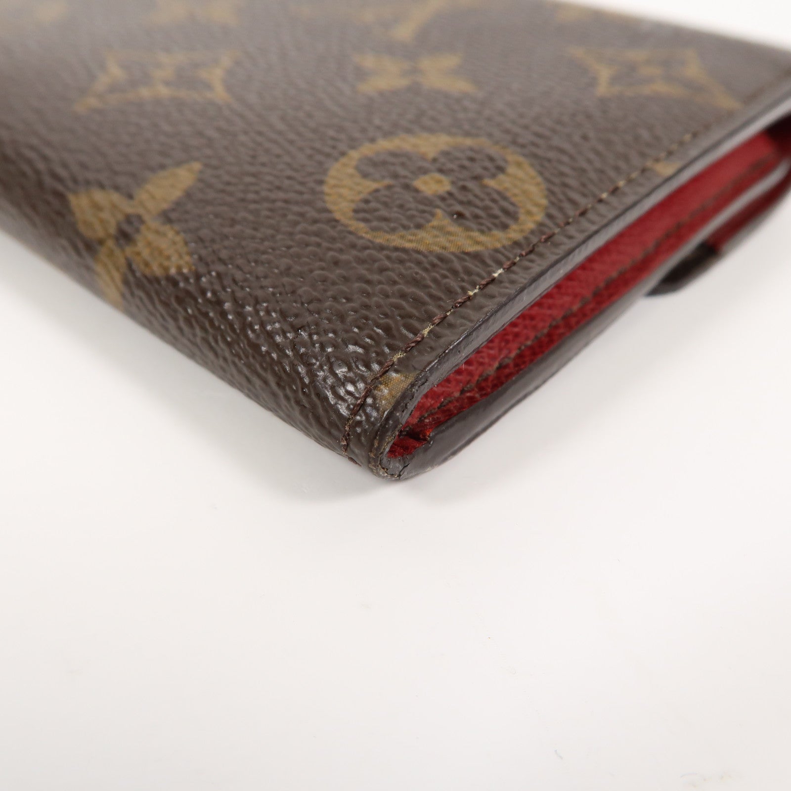 LOUIS VUITTON 【激減優惠】Monogram Emilie Wallet金扣長錢包啡色