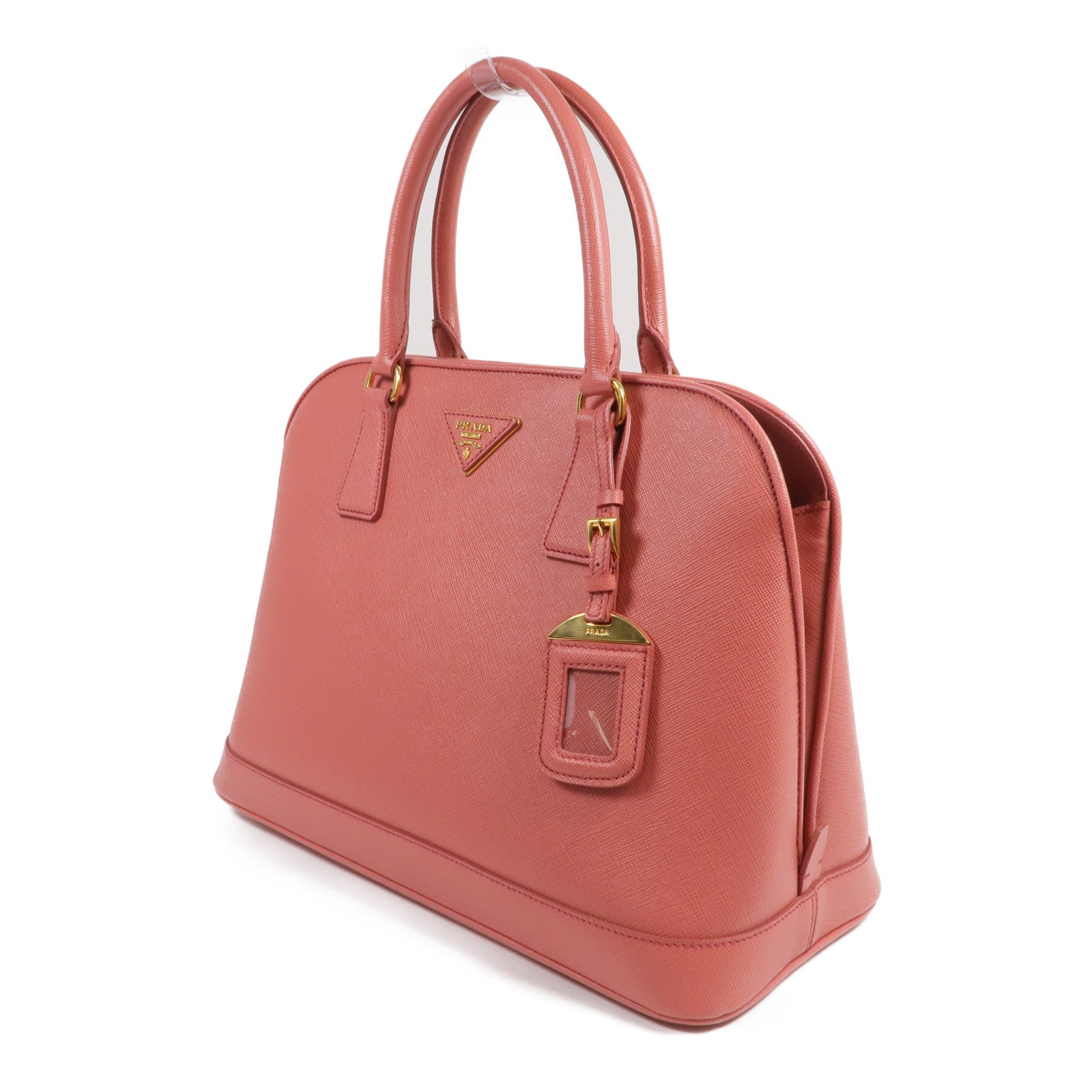 PRADA Saffiano皮革Saffiano Lux Tote Bag金扣手挽肩背兩用袋