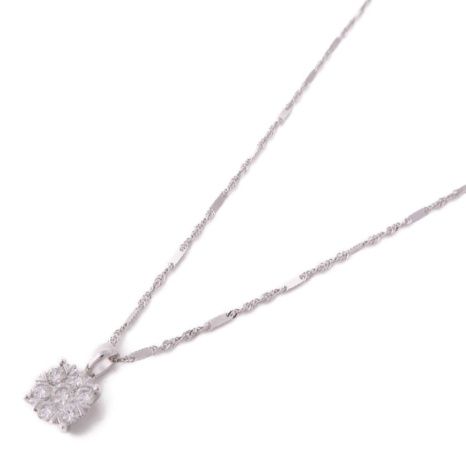 JEWELRY 【激減優惠】18K白金Diamond Necklace鑽石項鍊