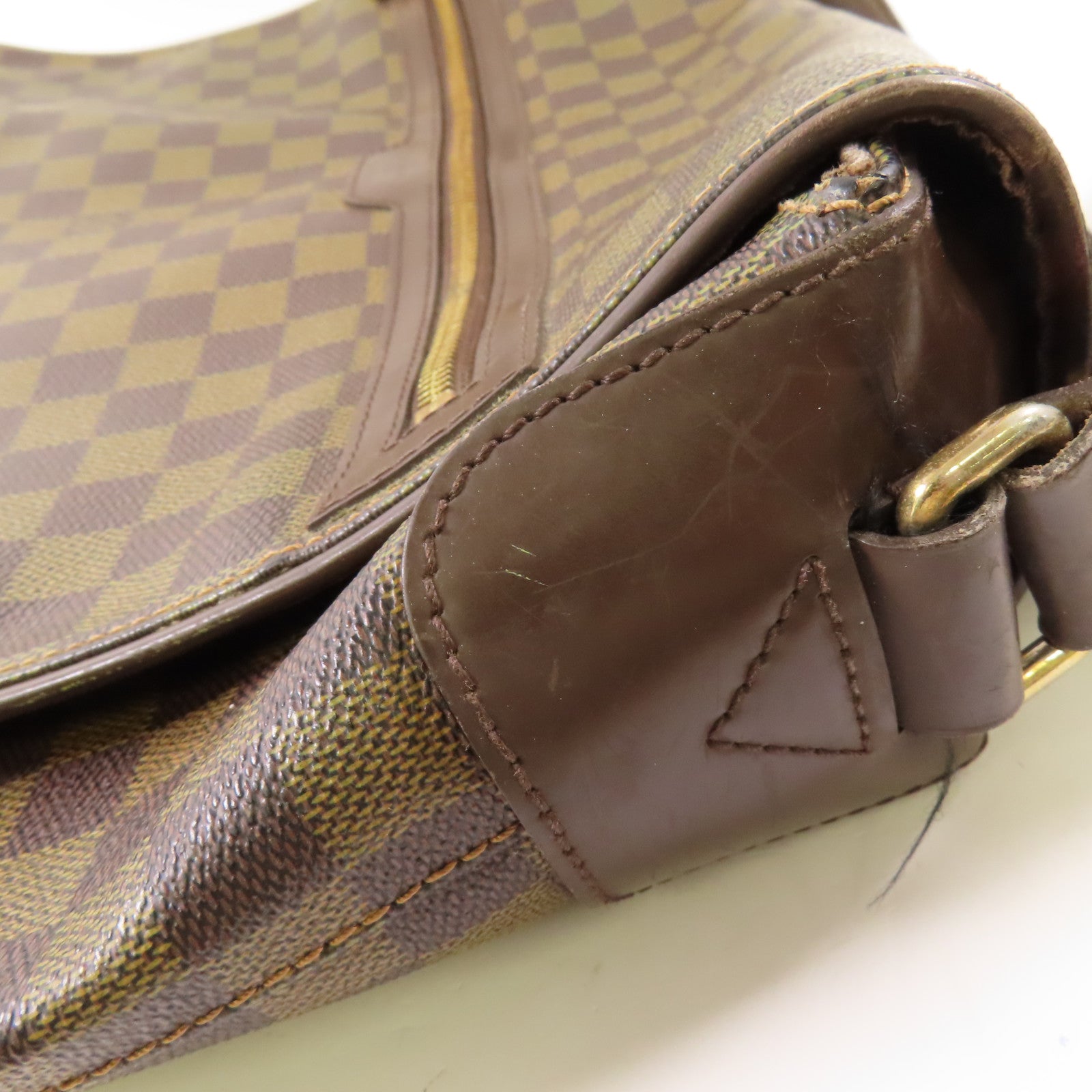 LOUIS VUITTON 【激減優惠】Damier Spencer Bag金扣肩背袋/斜挎包