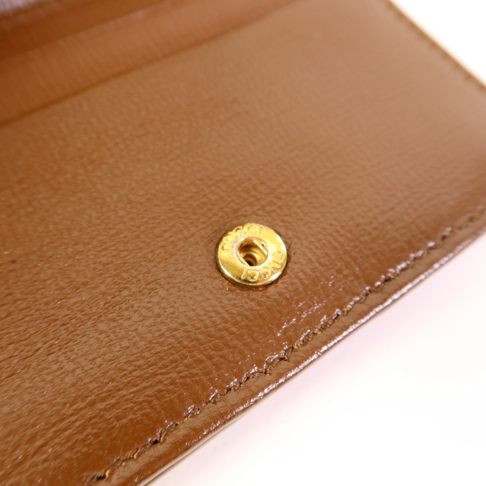 GUCCI 塗層帆布Horsebit 1955 Bifold Wallet金扣錢包