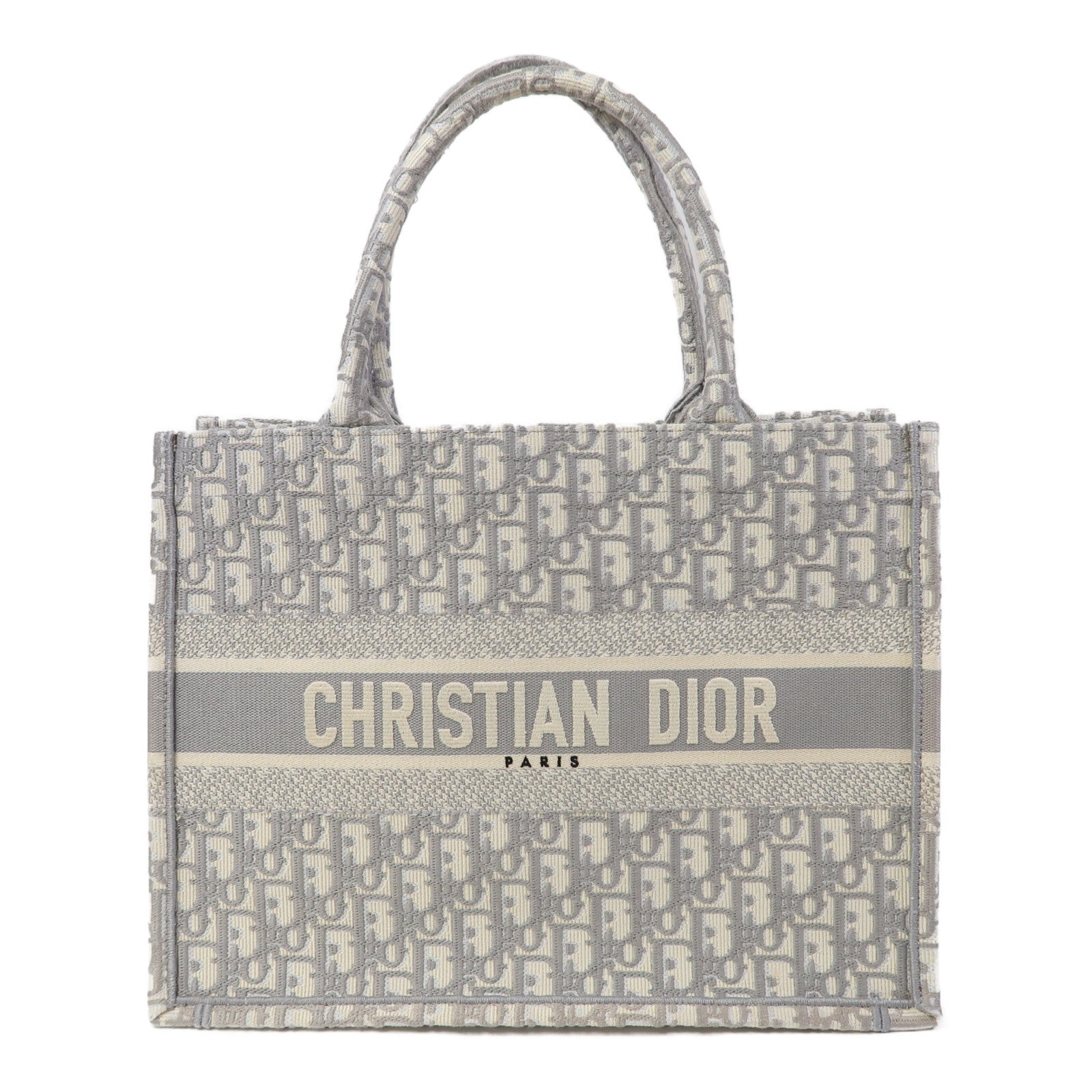 Dior 帆布Book Tote手挽袋灰色