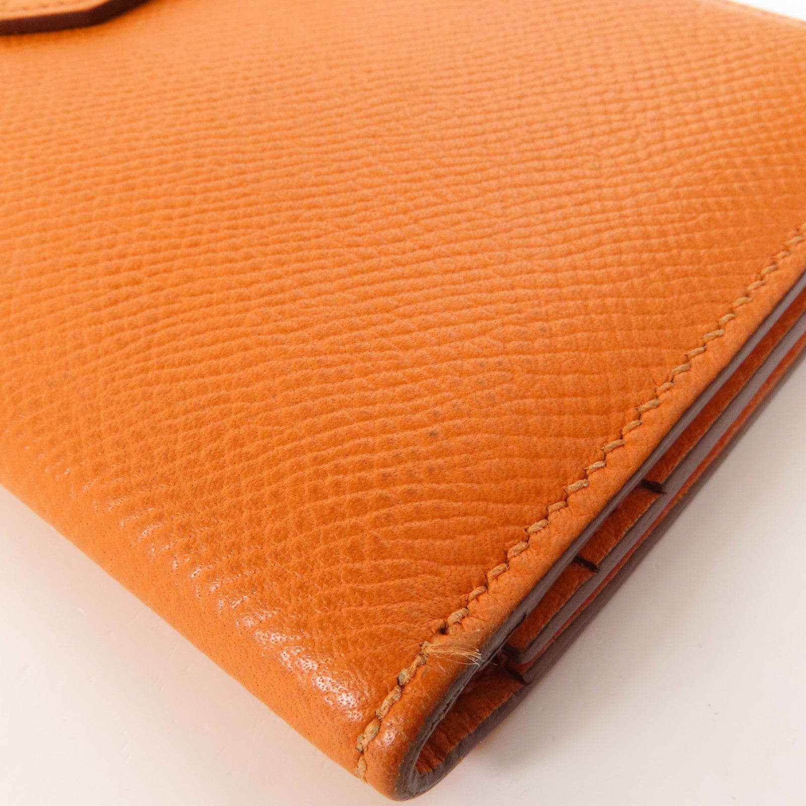 HERMES Epsom皮革Bearn Long Wallet銀扣長錢包