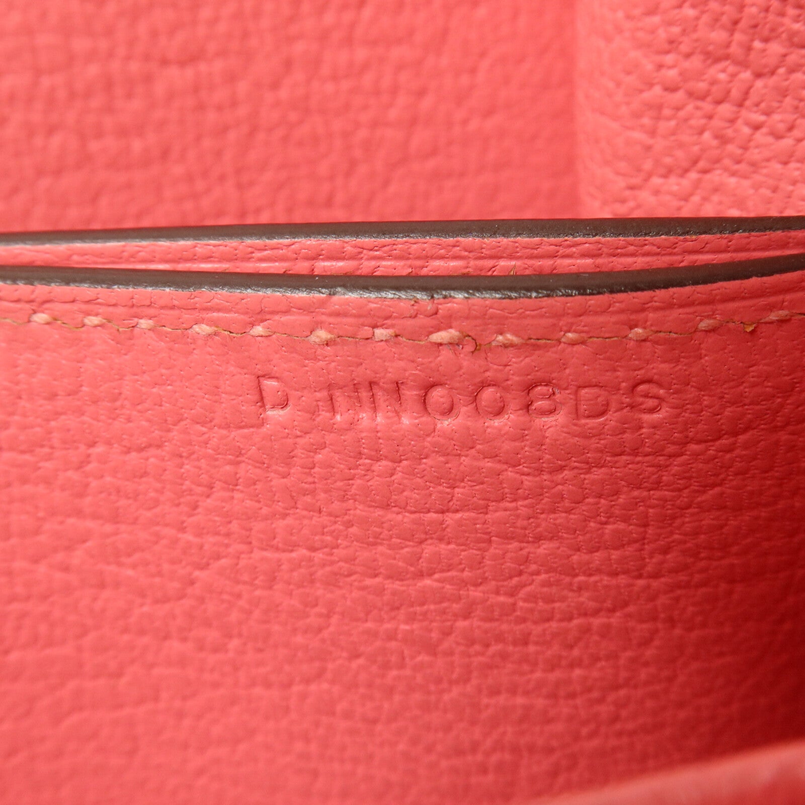 HERMES Evercolor皮革Roulis Mini肩背袋Rose Azalee