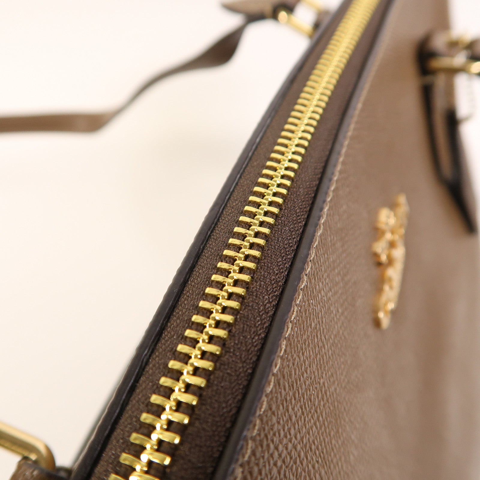 COACH 牛皮皮革Gallery Tote Bag金扣肩背袋