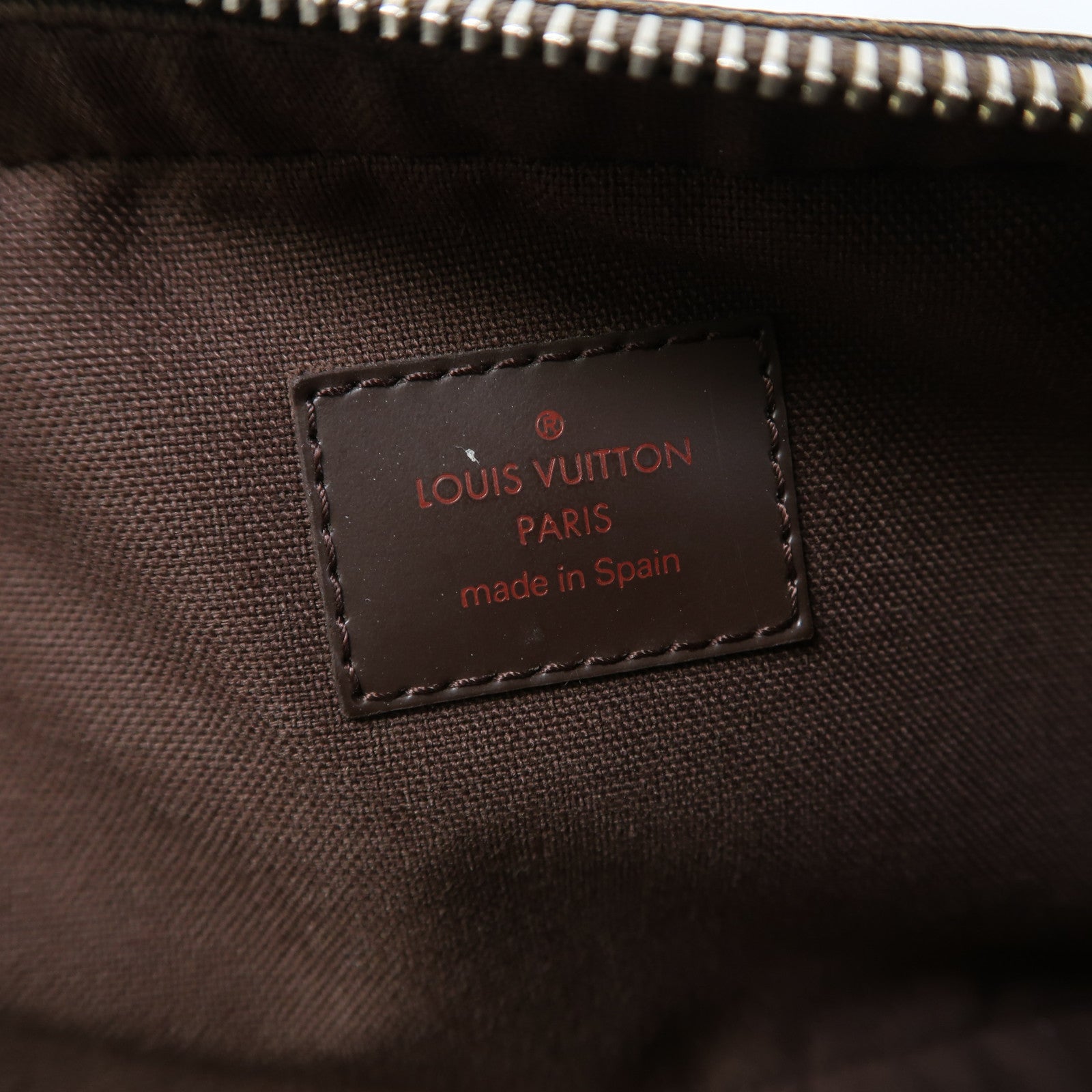 LOUIS VUITTON 【激減優惠】Damier Ebene Geronimos金扣腰包啡色