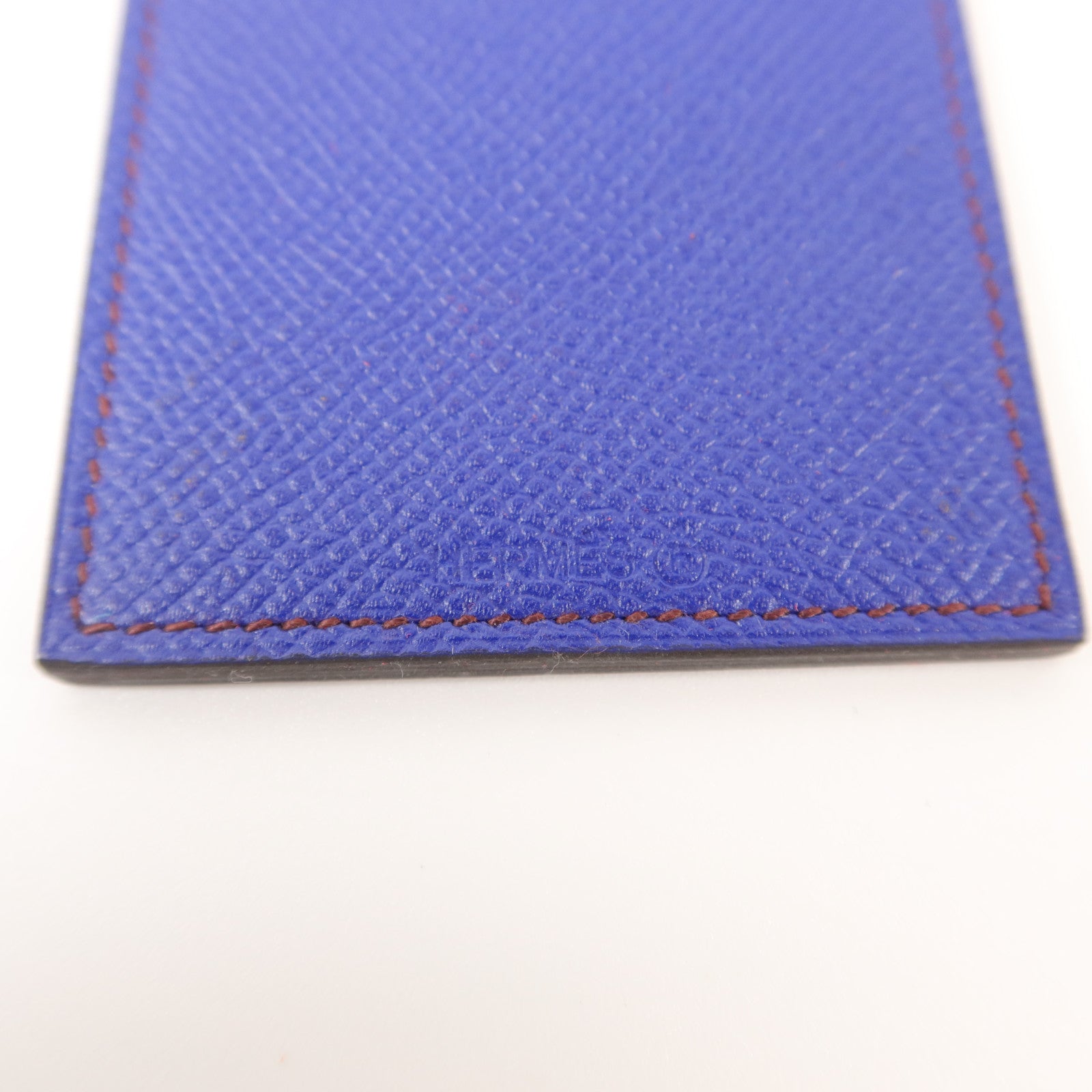 HERMES Epsom皮革Petit H Card Holder With Strap卡片套