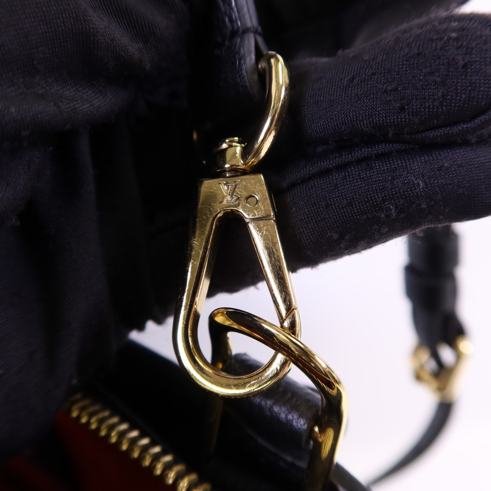 LOUIS VUITTON Monogram Empreinte Petit Palais金扣手挽肩背兩用袋