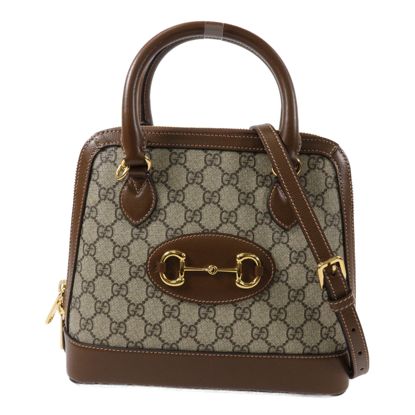 GUCCI 塗層帆布Horsebit 1955 Small肩背袋