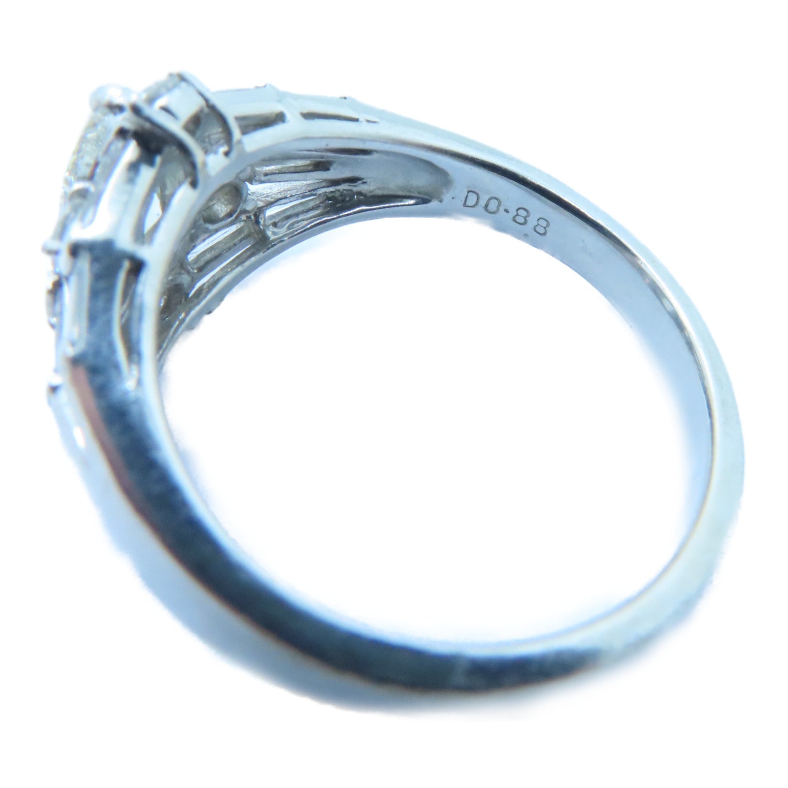 JEWELRY 【激減優惠】PT900鉑金Diamond Ring 0.876ct/0.88ct鑽石戒指US#9.25