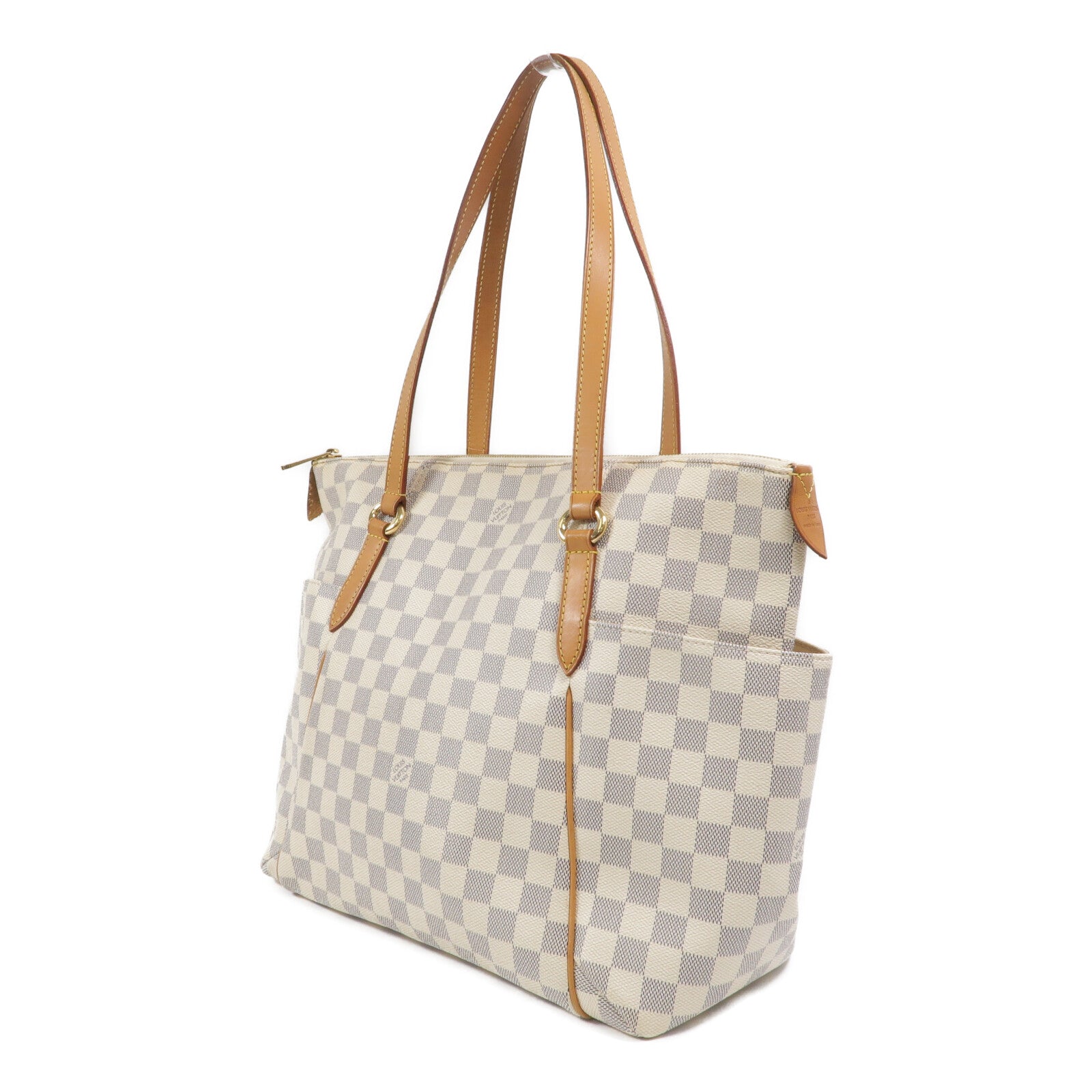 LOUIS VUITTON Damier Azur Totally MM肩背袋