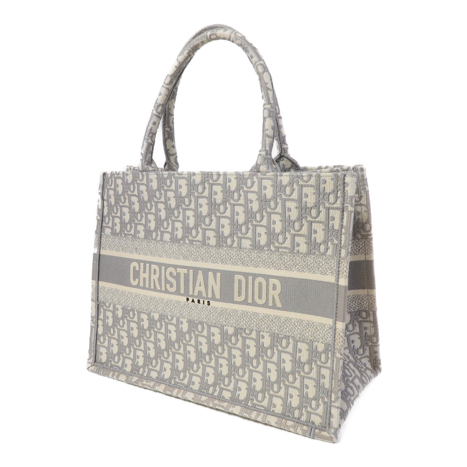 Dior 帆布Book Tote手挽袋灰色
