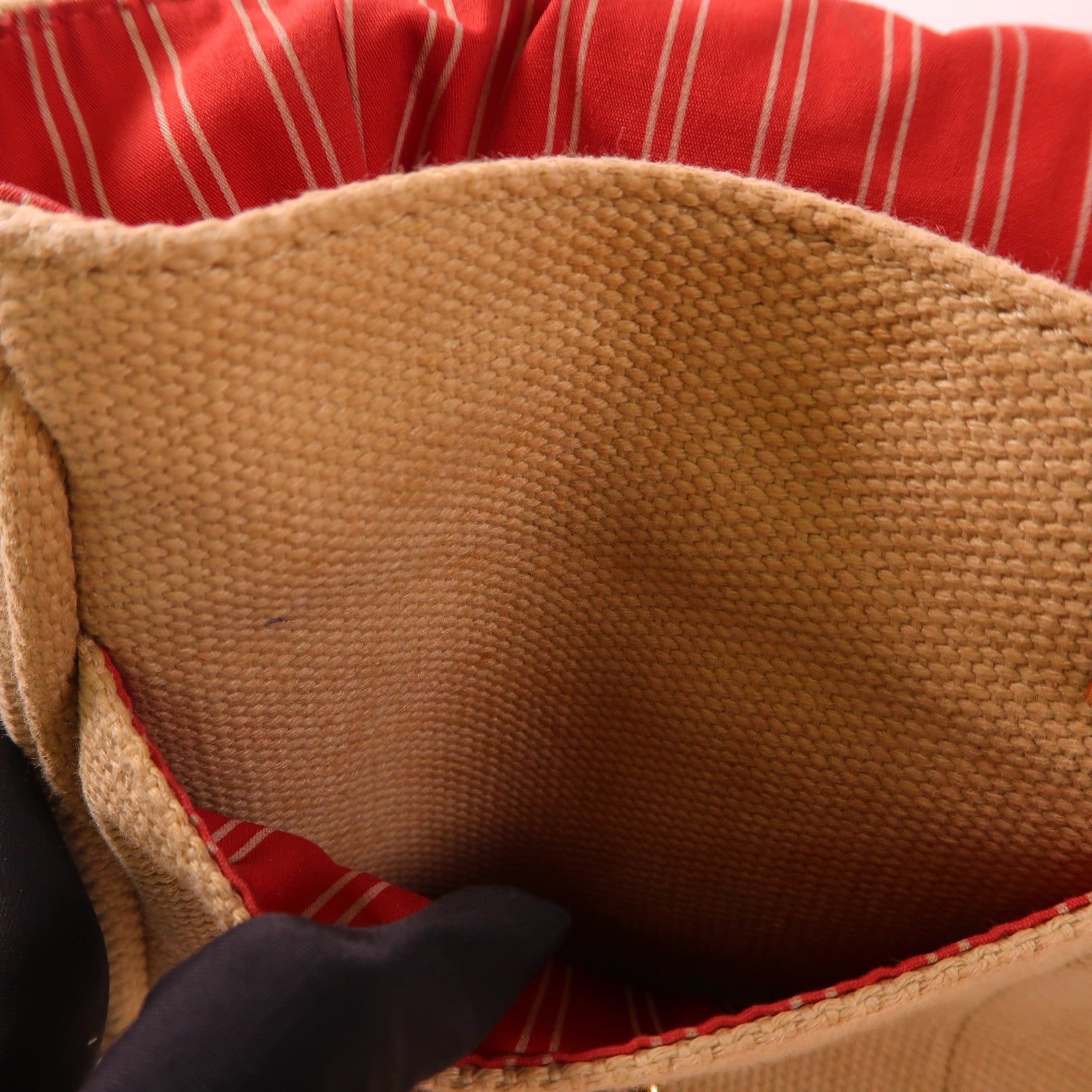 LOUIS VUITTON 帆布Antigua Besace PM金扣肩背袋