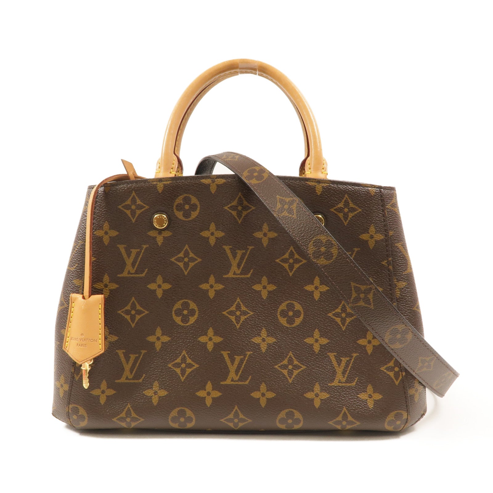 LOUIS VUITTON Monogram Montaigne BB手挽肩背兩用袋