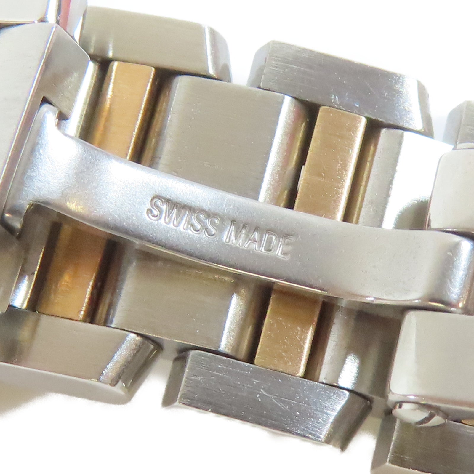 CARTIER Tank Francaise 18K黃金/不鏽鋼手錶石英機芯金色