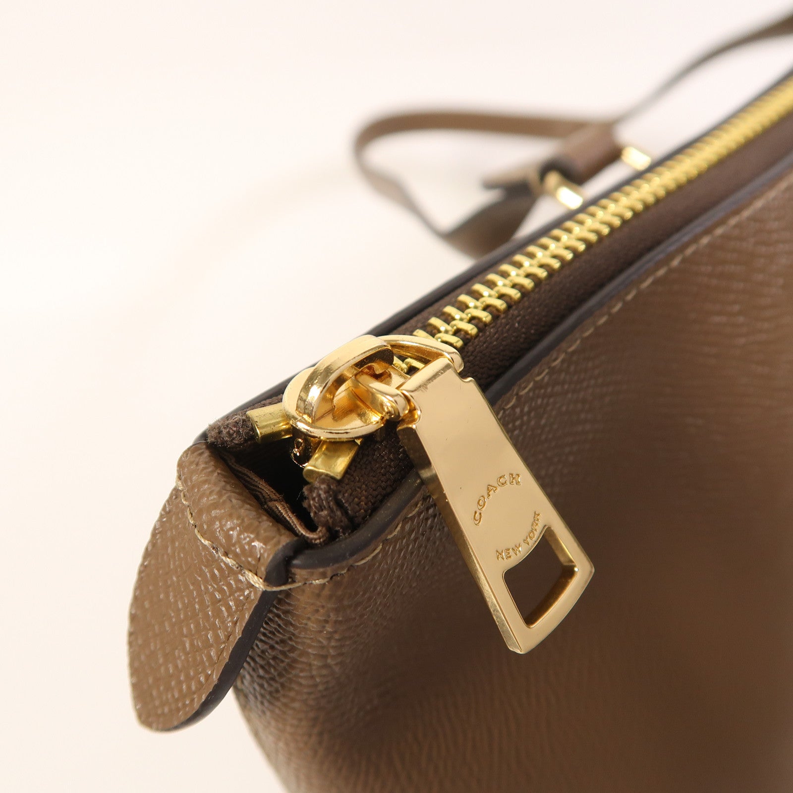 COACH 牛皮皮革Gallery Tote Bag金扣肩背袋