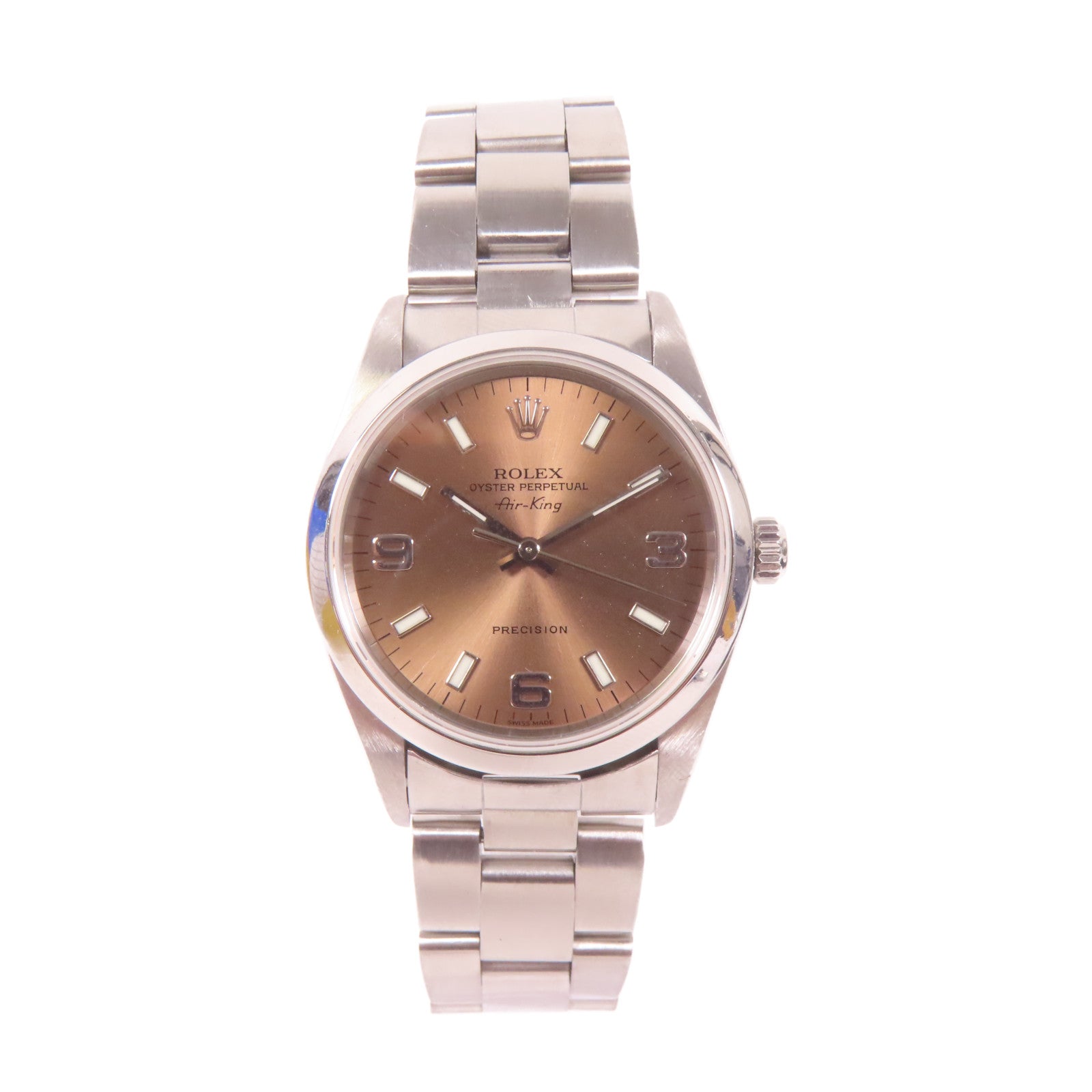 ROLEX Air King不鏽鋼手錶自動機芯啡色