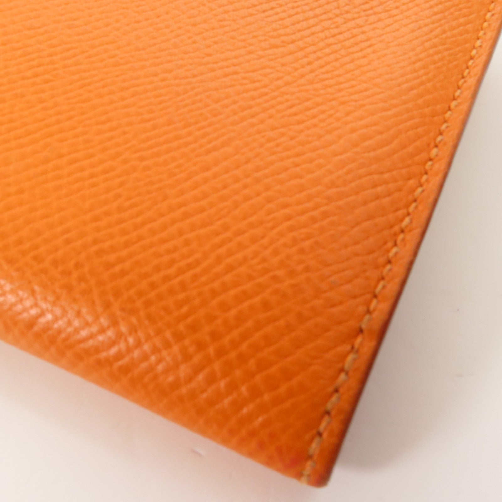 HERMES Epsom皮革Bearn Long Wallet銀扣長錢包
