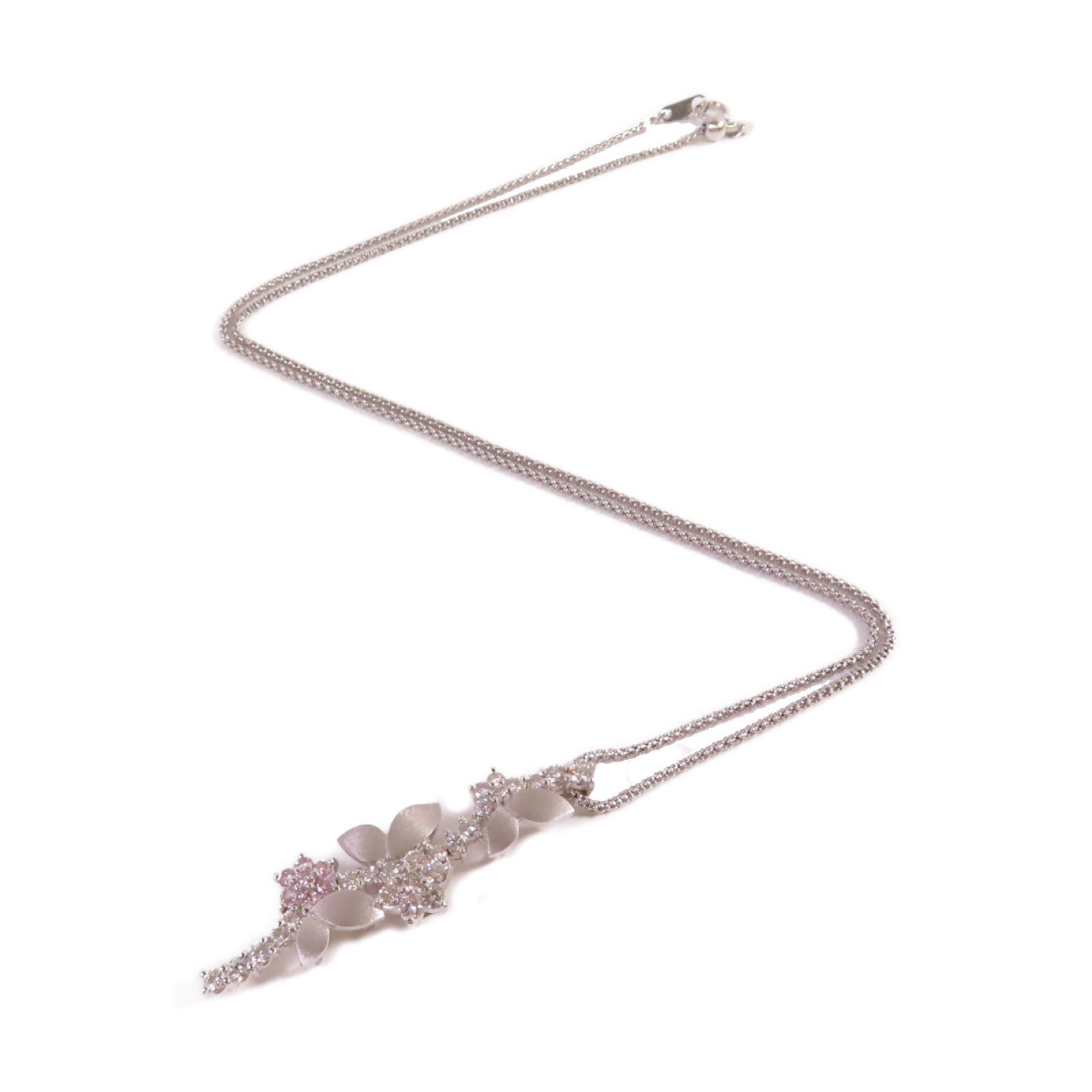 JEWELRY 18K白金Diamond Necklace 1.05ct鑽石項鍊
