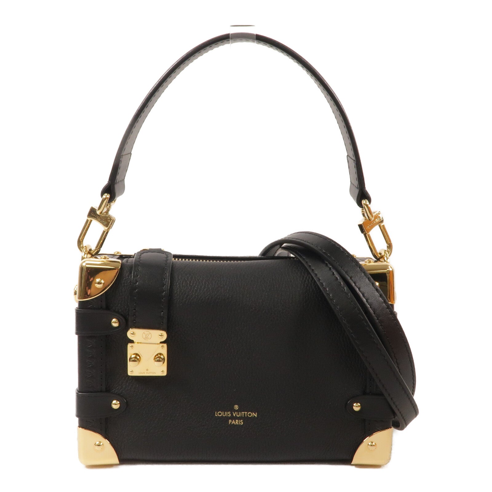 LOUIS VUITTON 牛皮皮革Side Trunk PM手挽肩背兩用袋