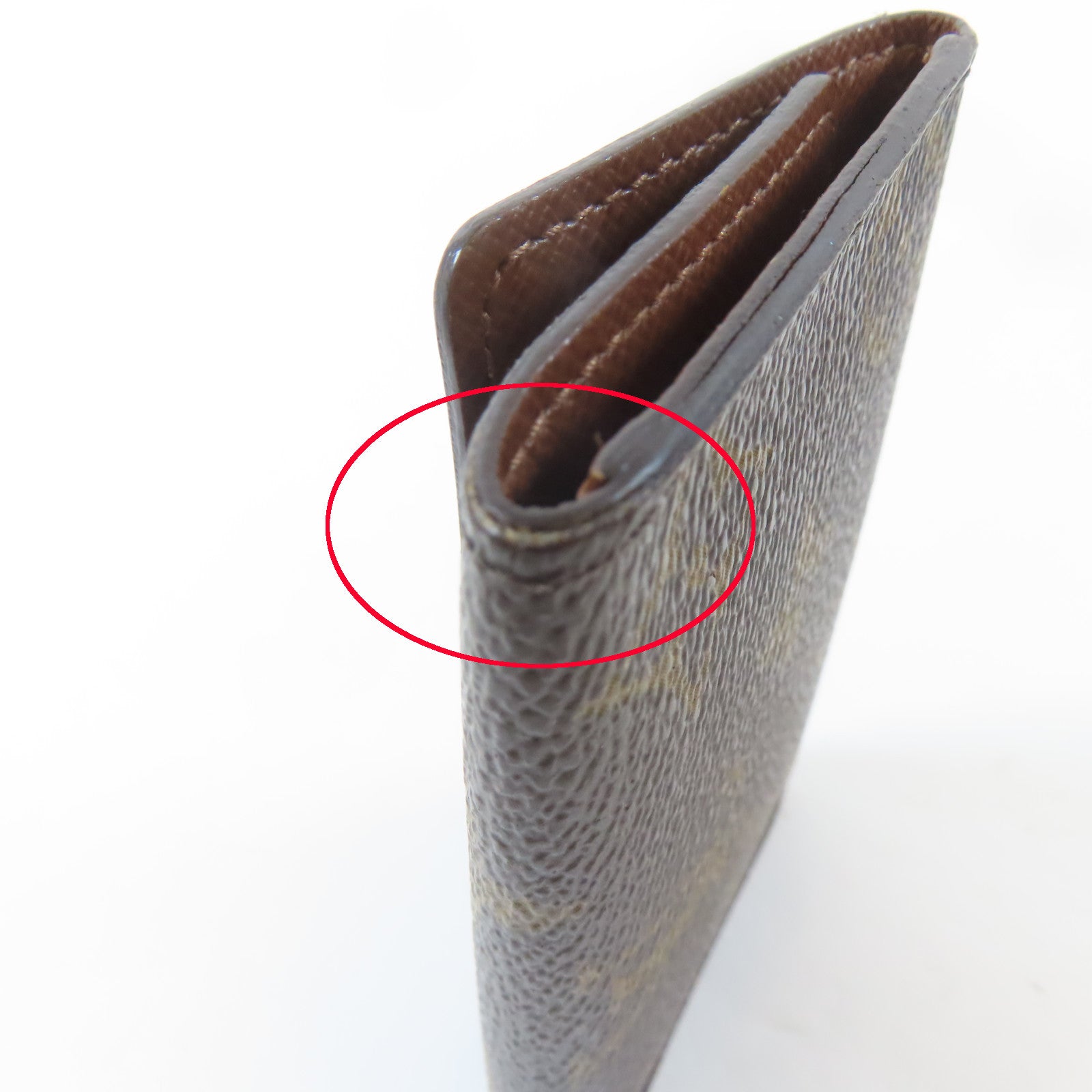 LOUIS VUITTON Monogram Key Case金扣鎖匙包啡色