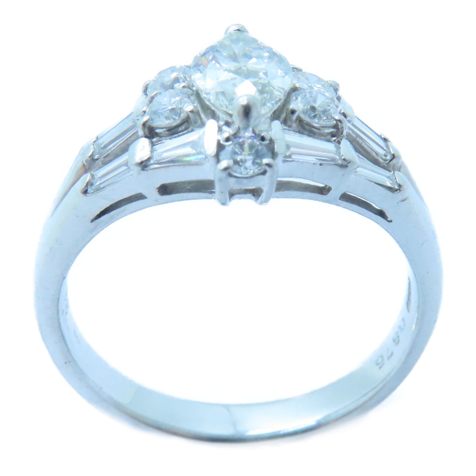 JEWELRY 【激減優惠】PT900鉑金Diamond Ring 0.876ct/0.88ct鑽石戒指US#9.25